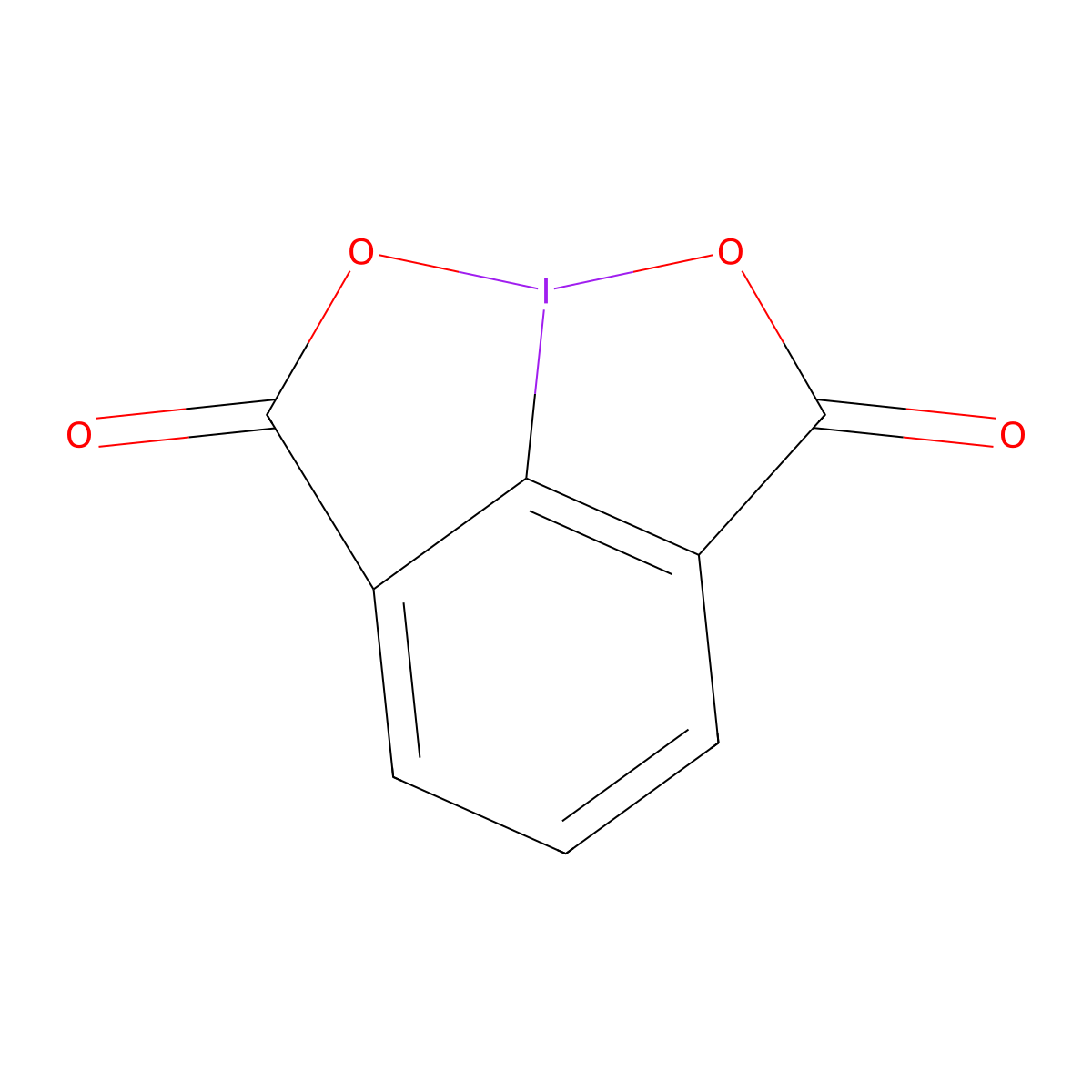 Iodosodilactone molecular structure, CAS 2902-68-3
