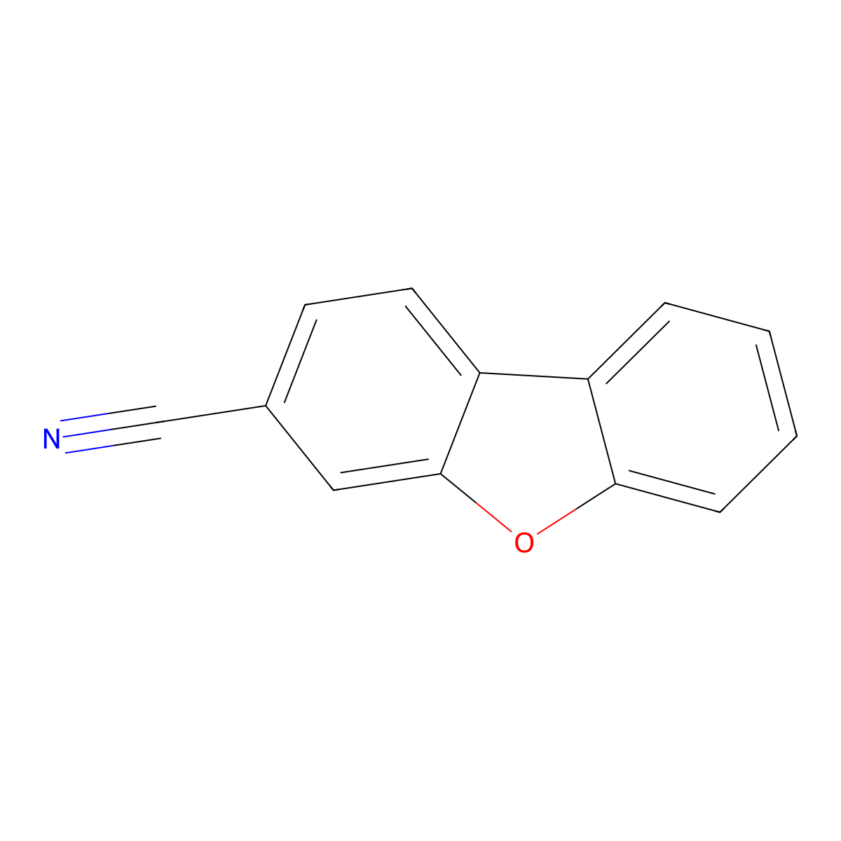 Dibenzo[b,d]furan-3-carbonitrile molecular structure, CAS 29021-90-7