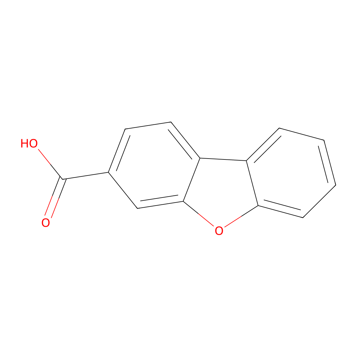 3-Dibenzofurancarboxylic acid molecular structure, CAS 29021-91-8