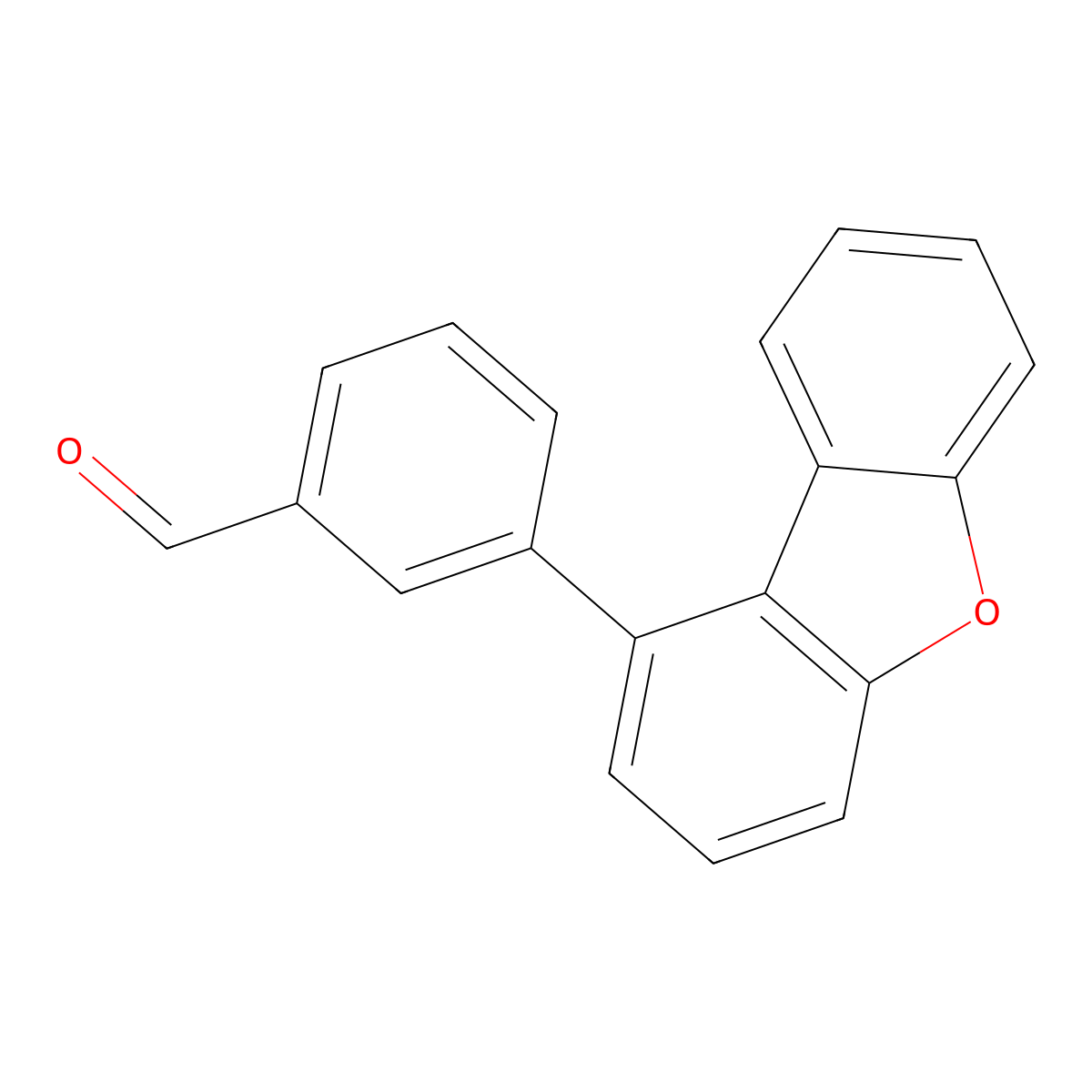 Methanone, 3-dibenzofuranylphenyl- molecular structure, CAS 29021-92-9
