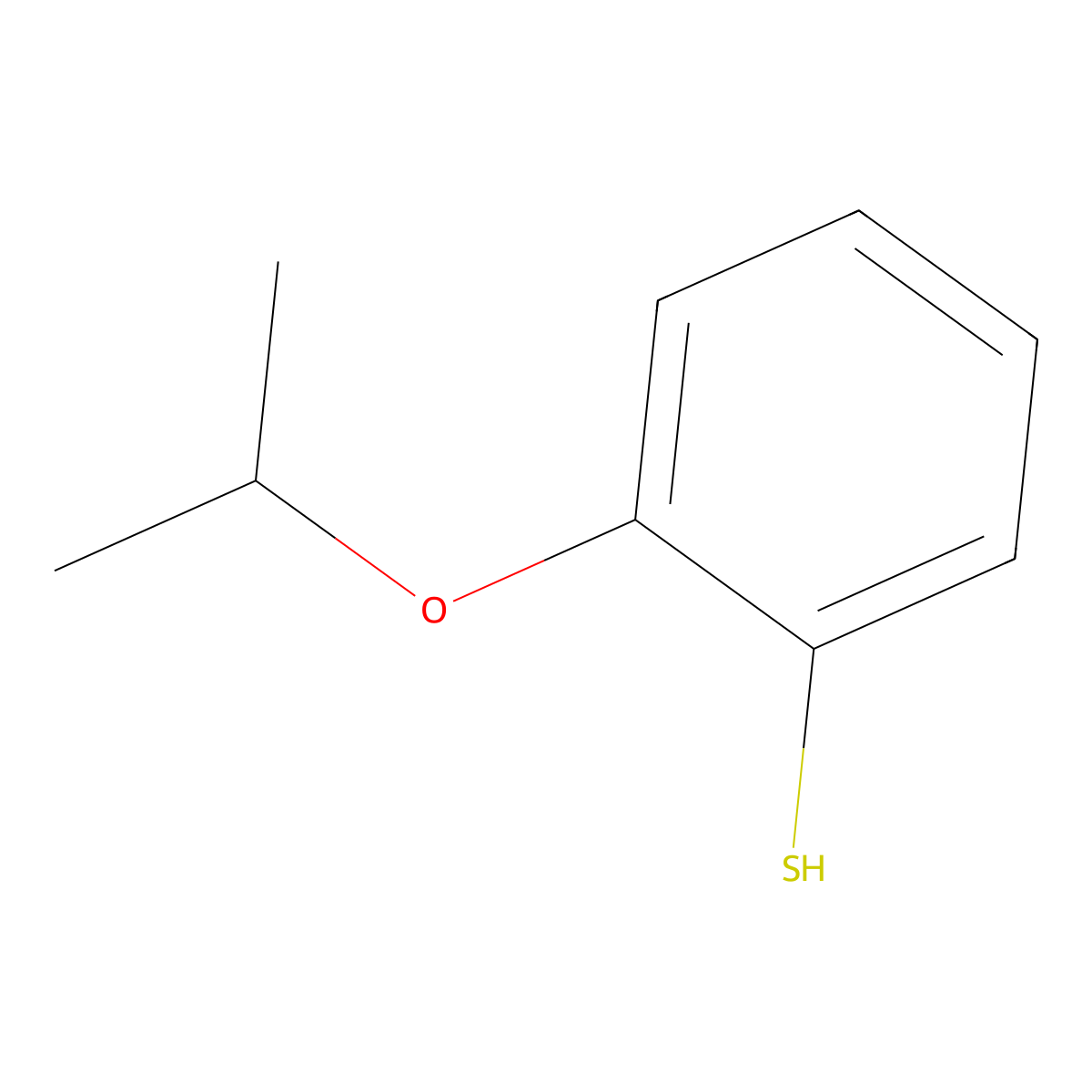 2-Isopropoxythiophenol molecular structure, CAS 29026-71-9