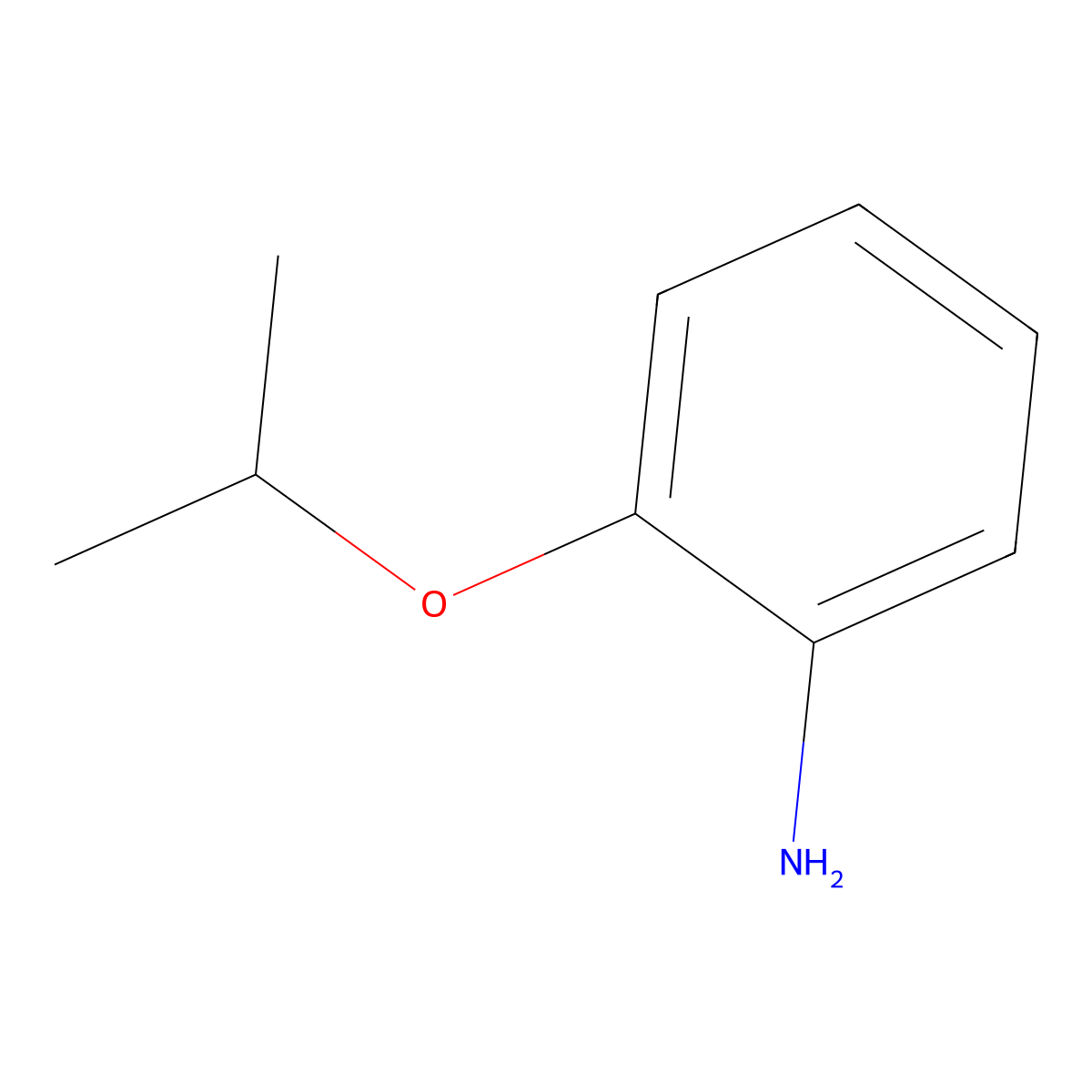 2-(1-Methylethoxy)benzenamine molecular structure, CAS 29026-74-2