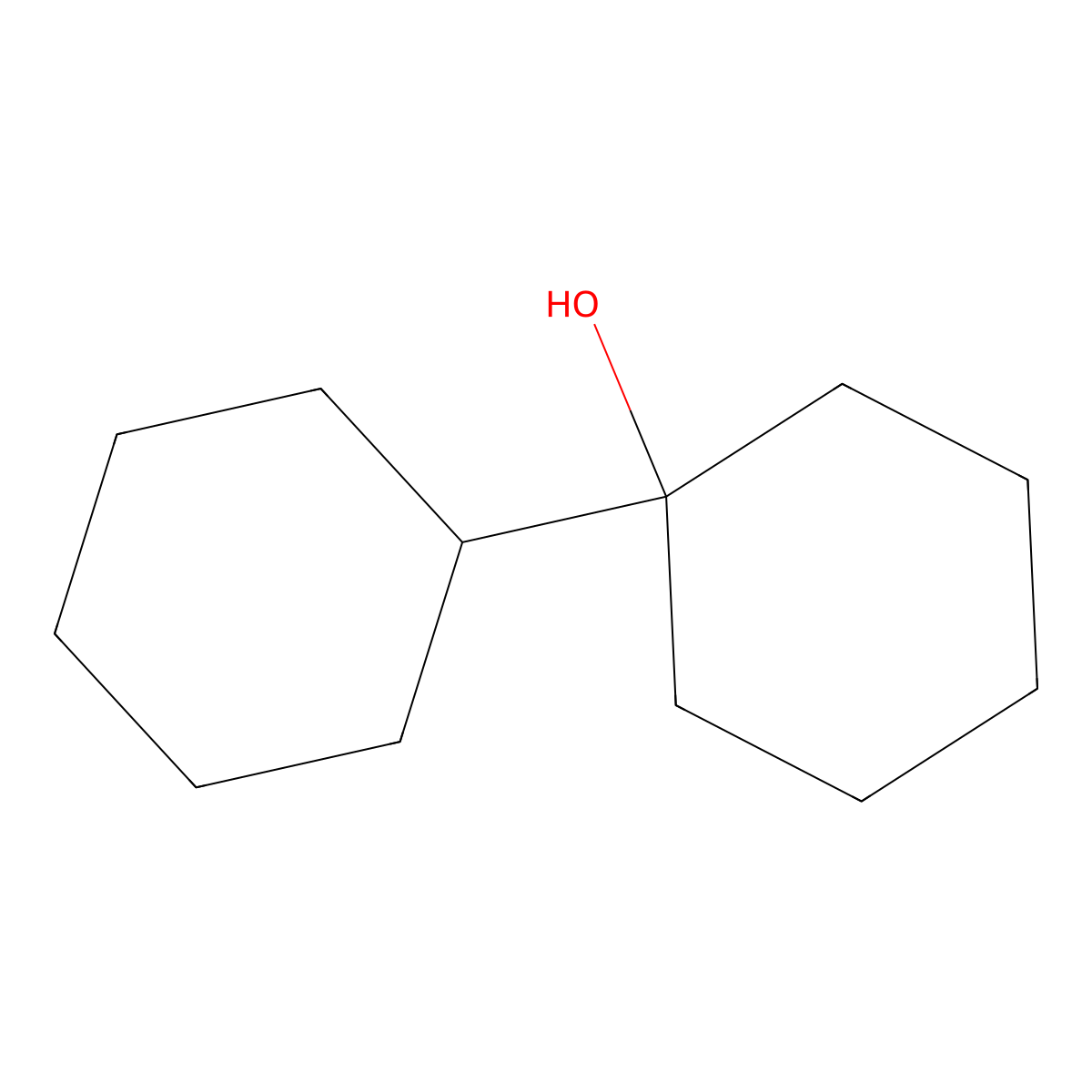 [1,1'-Bicyclohexyl]-1-ol molecular structure, CAS 2903-12-0