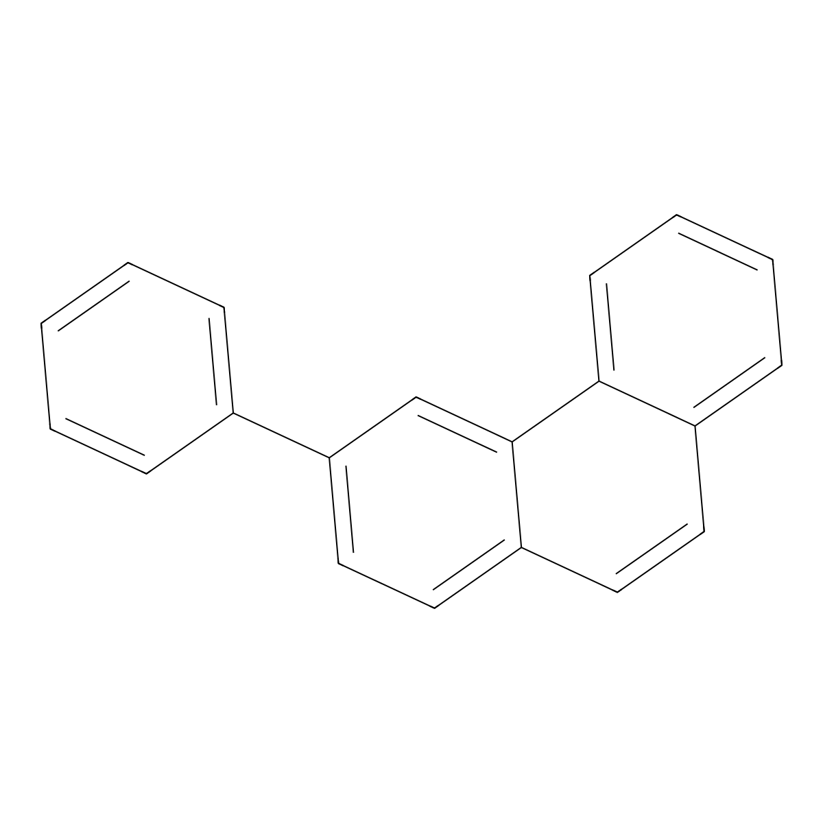 3-Phenylphenanthrene molecular structure, CAS 2903-83-5