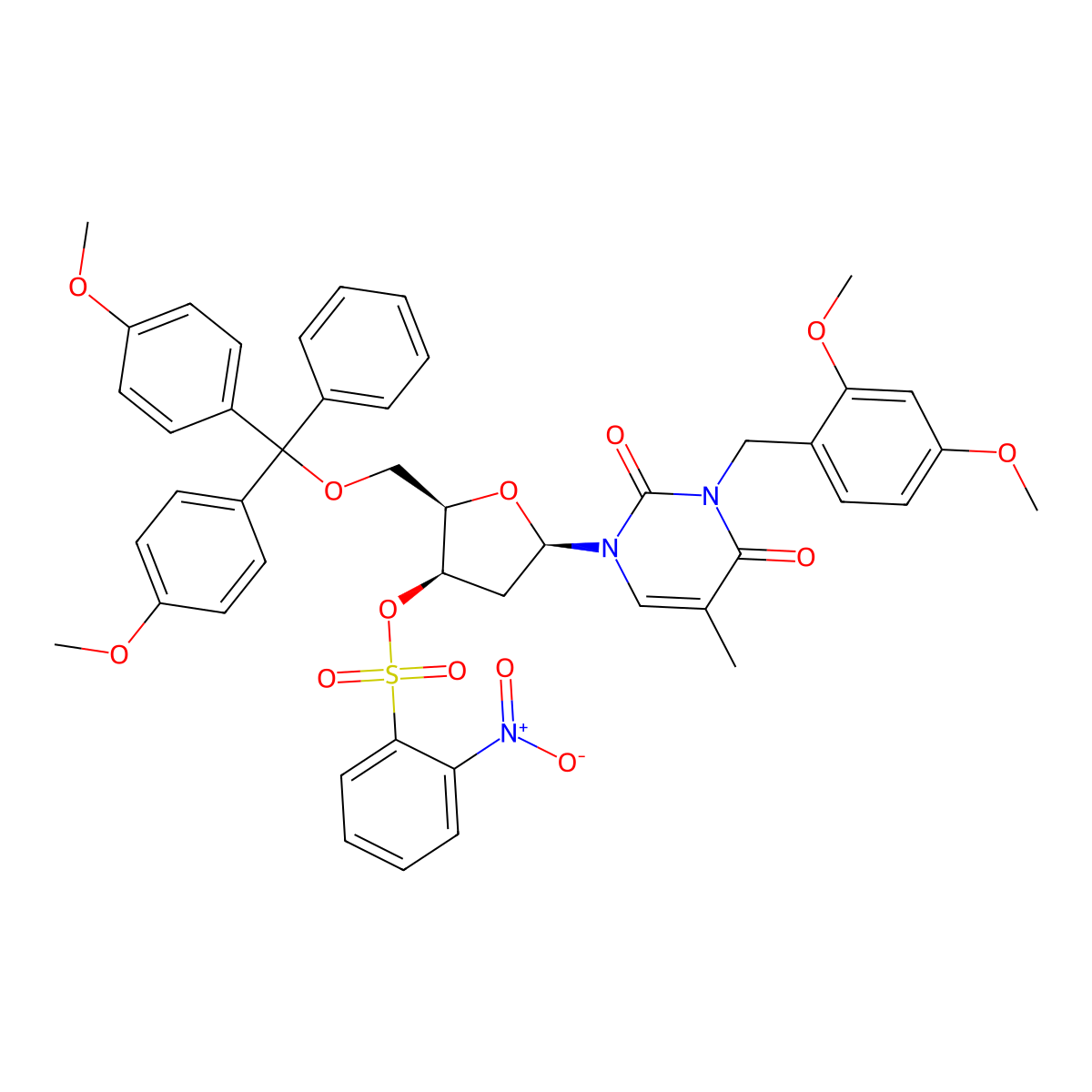 Dimethoxybenzyl-FLT-precursor molecular structure, CAS 290371-75-4