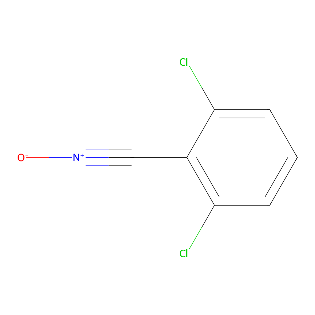 2,6-Dichlorobenzonitrile oxide molecular structure, CAS 2904-62-3