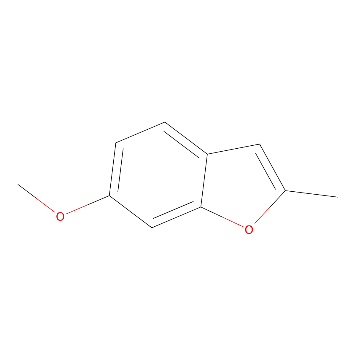 6-Methoxy-2-methylbenzofuran molecular structure, CAS 29040-48-0