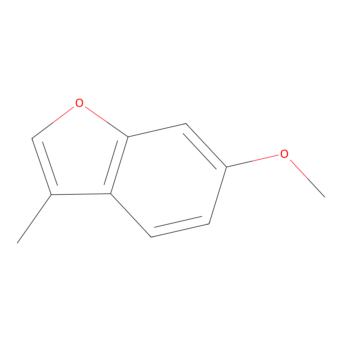 6-Methoxy-3-methylbenzofuran molecular structure, CAS 29040-52-6
