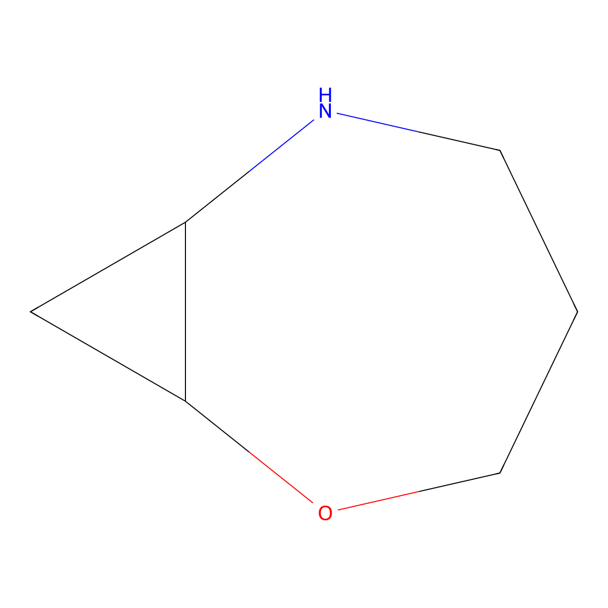 (1R,7S)-2-Oxa-6-azabicyclo[5.1.0]octane molecular structure, CAS 2904566-97-6