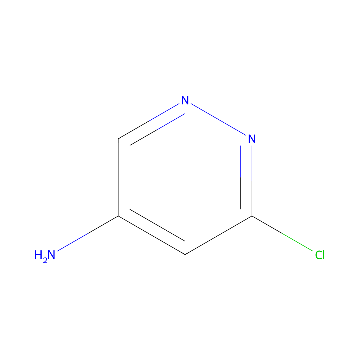 5-Amino-3-chloro-pyridazine molecular structure, CAS 29049-45-4