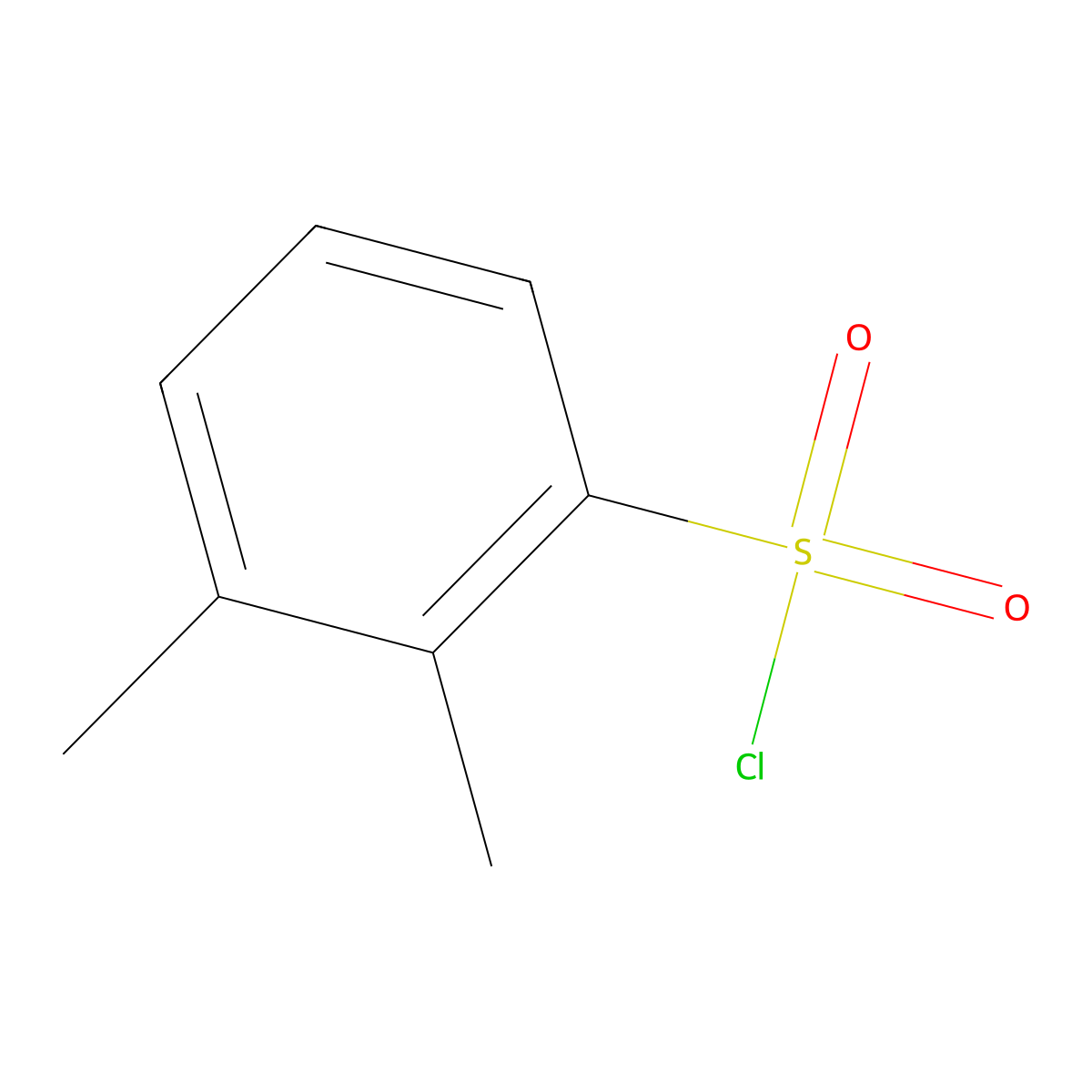 2,3-Dimethylbenzenesulfonyl chloride molecular structure, CAS 2905-31-9