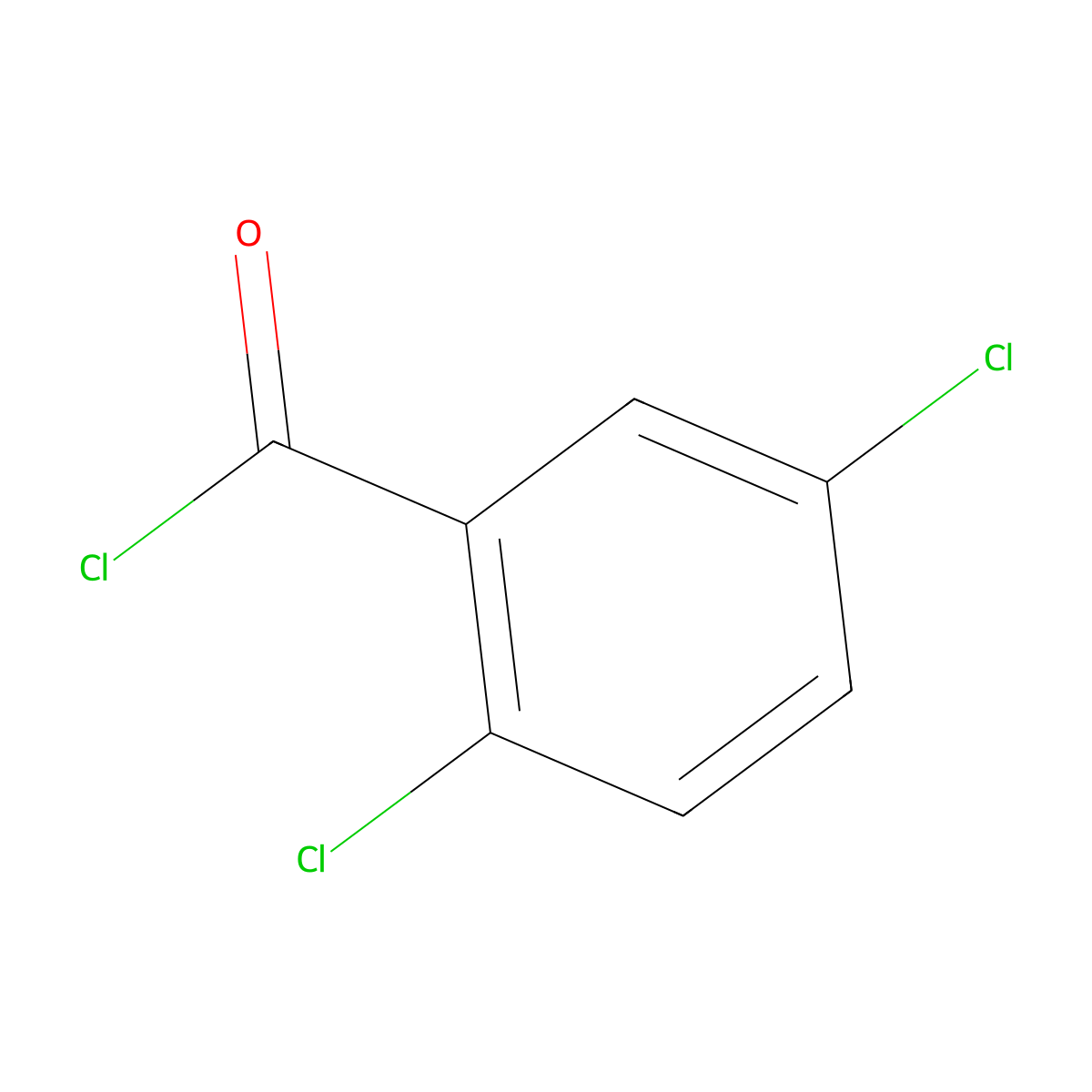 2,5-Dichlorobenzoyl chloride molecular structure, CAS 2905-61-5