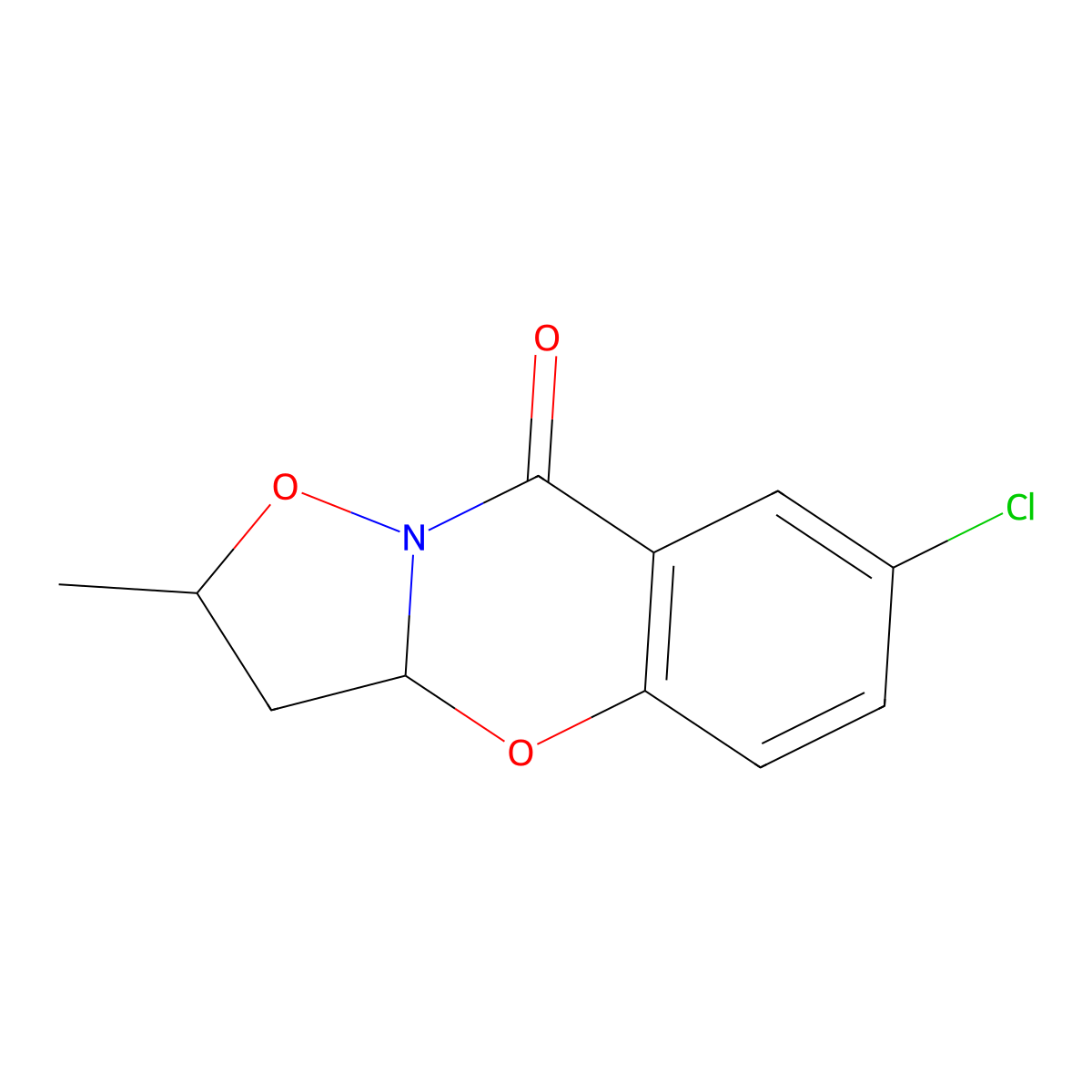 Meseclazone molecular structure, CAS 29053-27-8