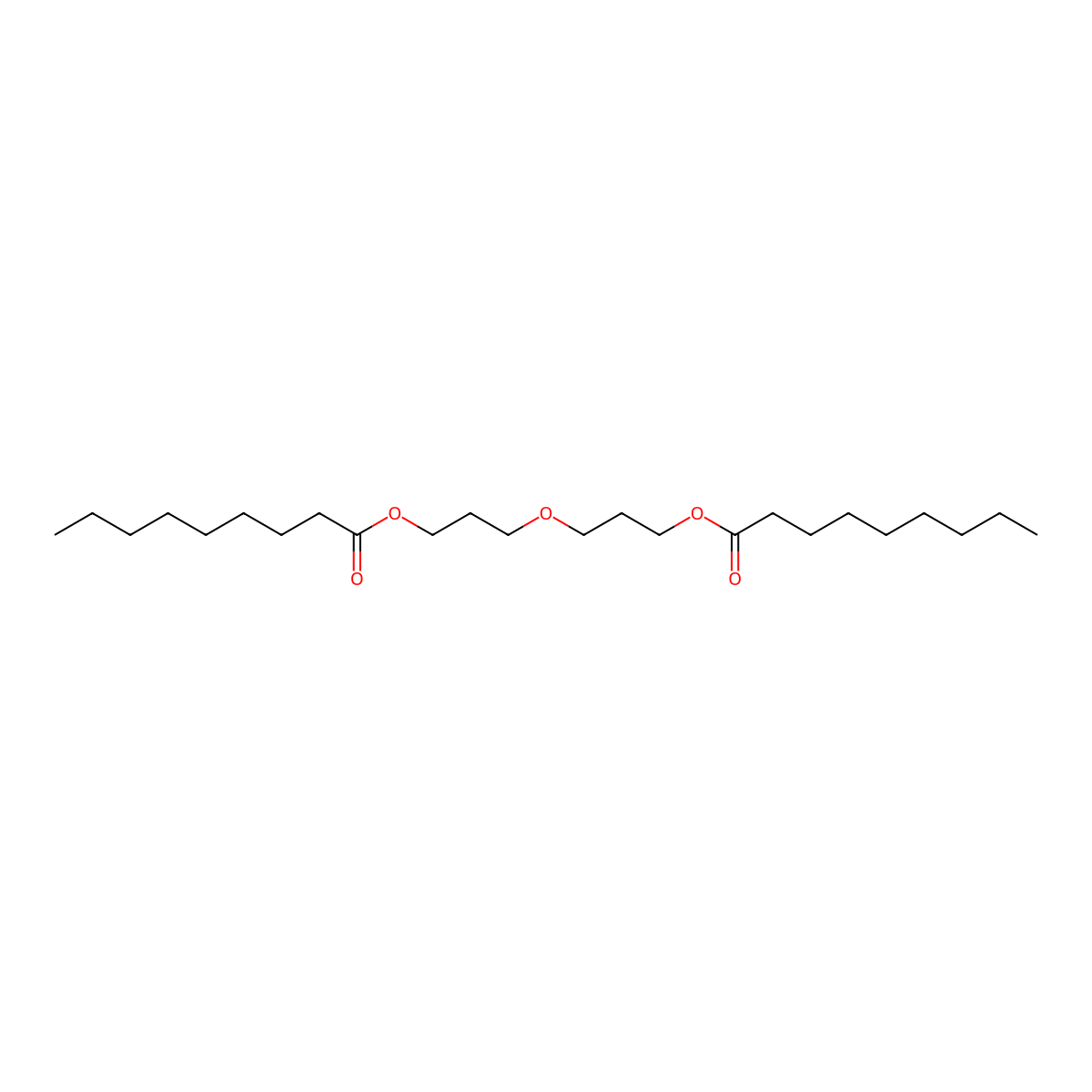Nonanoic acid, diester with oxybis(propanol) molecular structure, CAS 29059-00-5