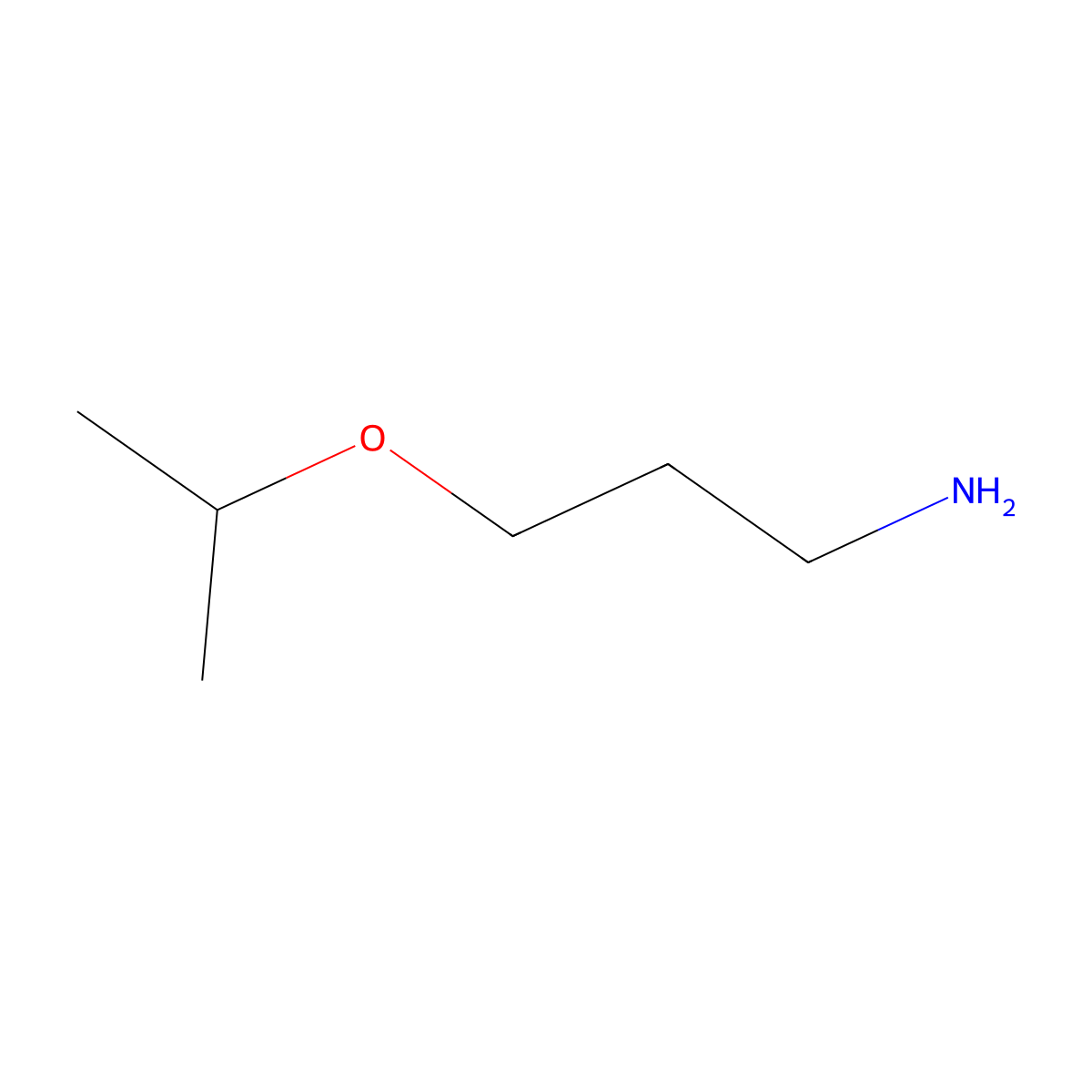 3-Isopropoxypropylamine molecular structure, CAS 2906-12-9