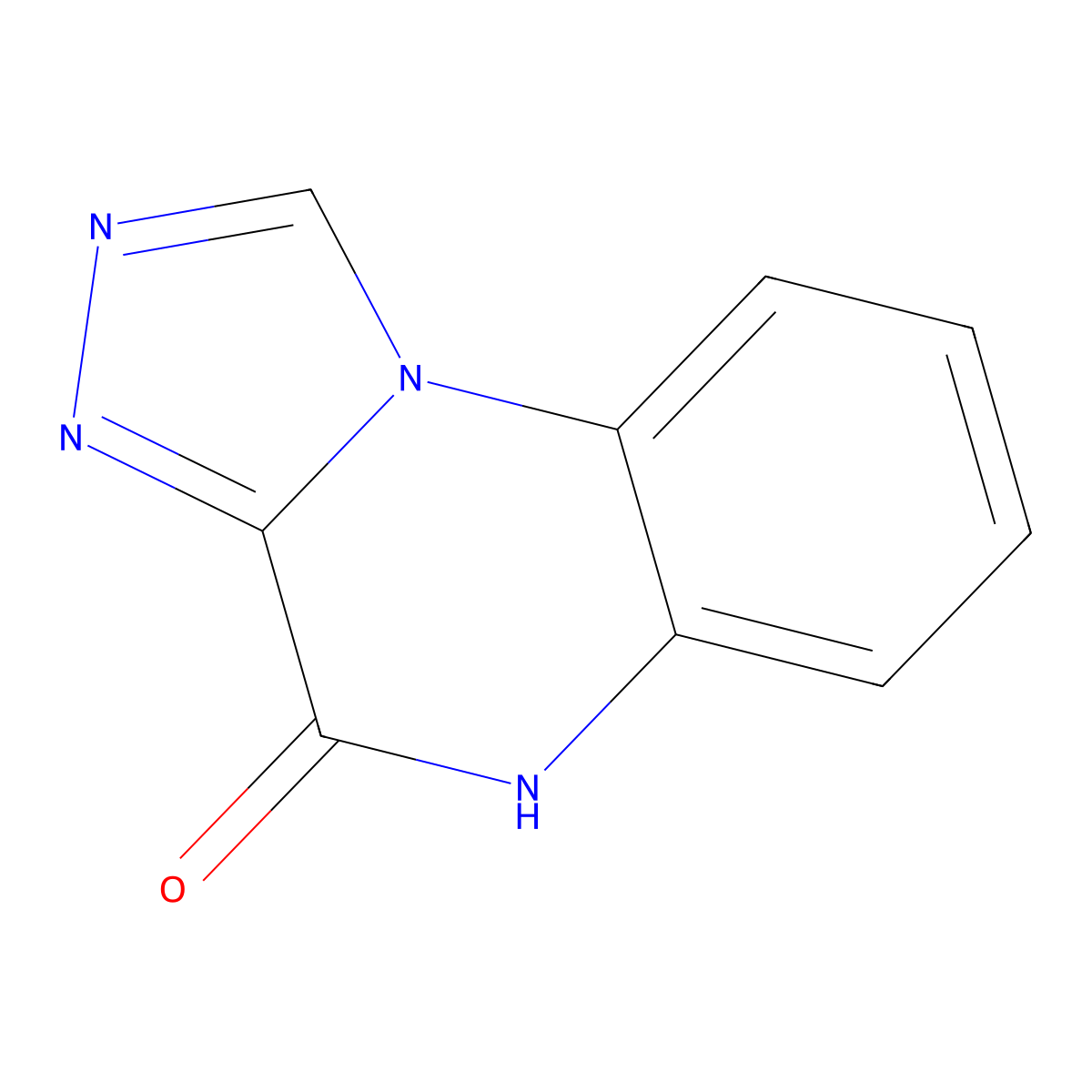 [1,2,4]triazolo[4,3-a]quinoxalin-4(5H)-one molecular structure, CAS 29067-87-6