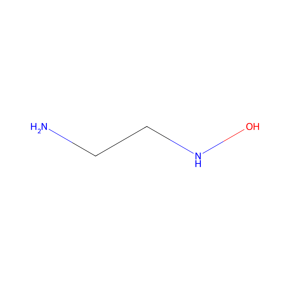 1,2-Ethanediamine, N-hydroxy- molecular structure, CAS 29072-73-9