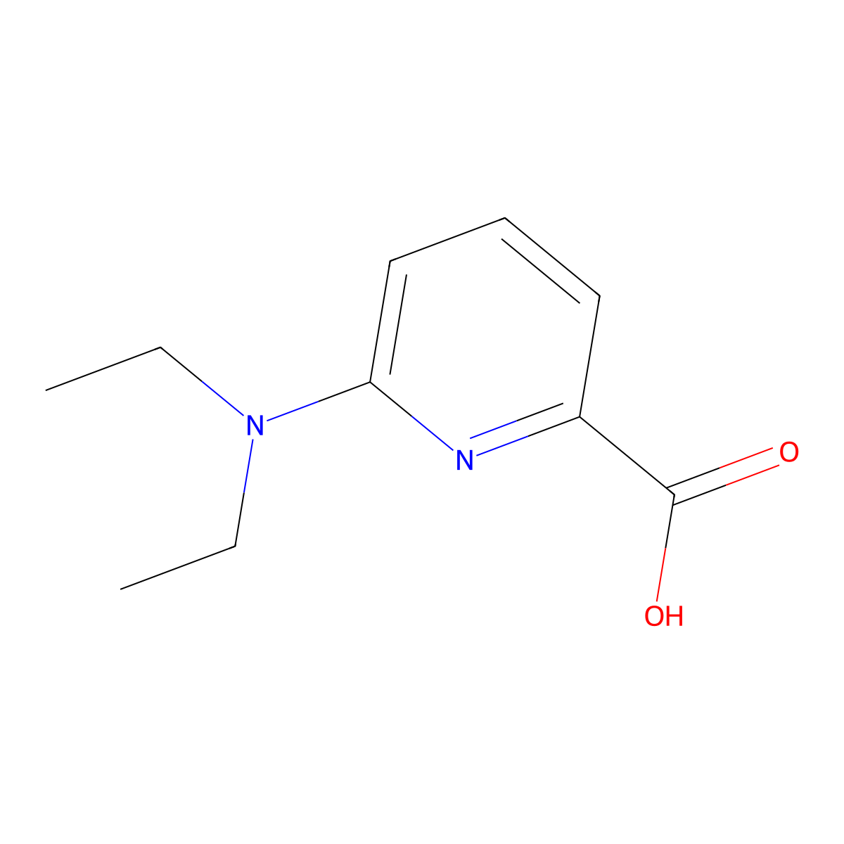 6-(Diethylamino)picolinic acid molecular structure, CAS 290819-99-7