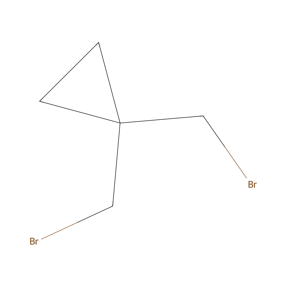 1,1-Bis(bromomethyl)cyclopropane molecular structure, CAS 29086-41-7