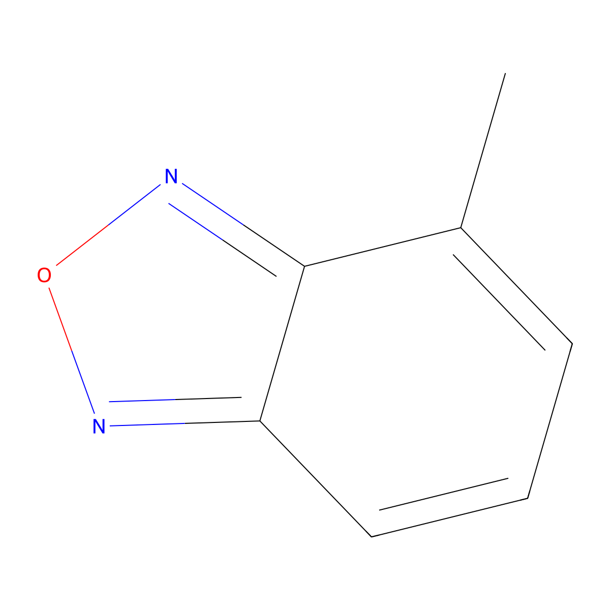 4-Methyl-2,1,3-benzoxadiazole molecular structure, CAS 29091-40-5