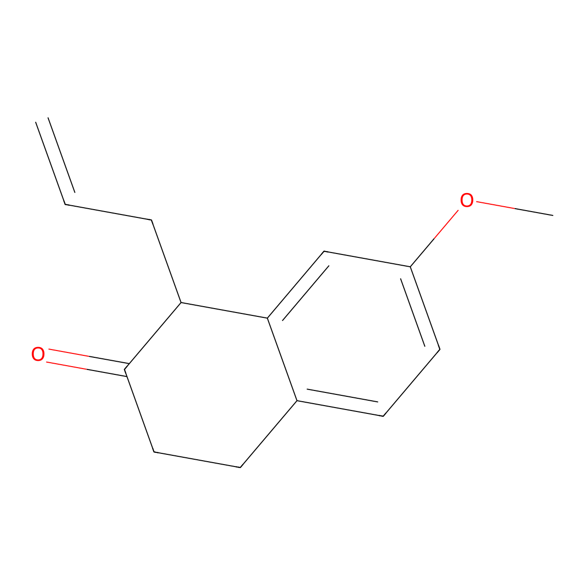 1-Allyl-7-methoxy-2-tetralone molecular structure, CAS 29093-46-7