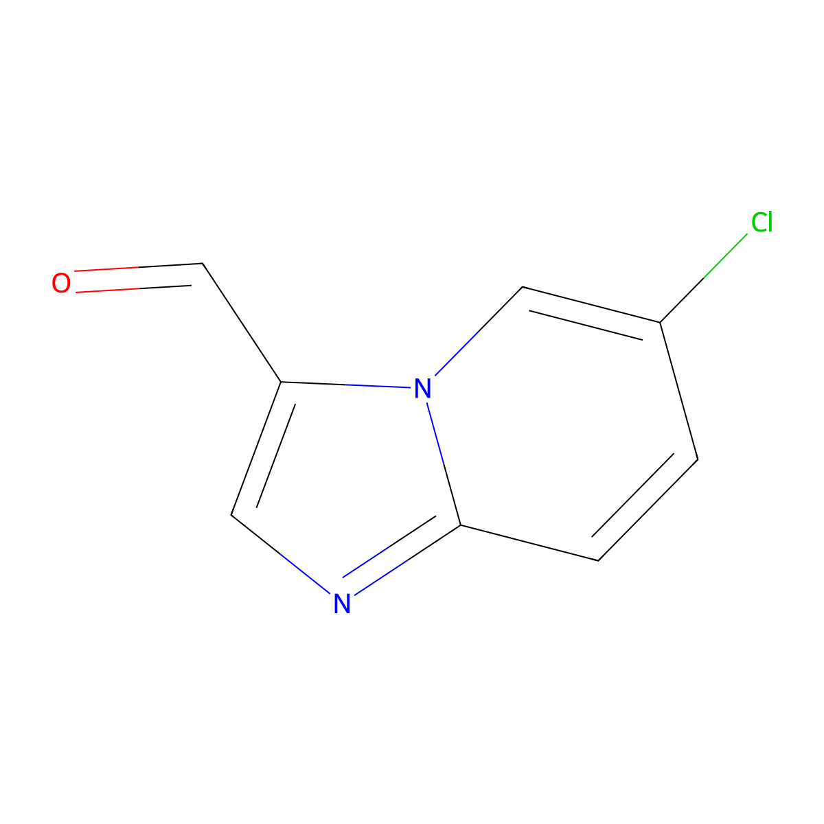 6-Chloroimidazo(1,2-a)pyridine-3-carbaldehyde molecular structure, CAS 29096-59-1