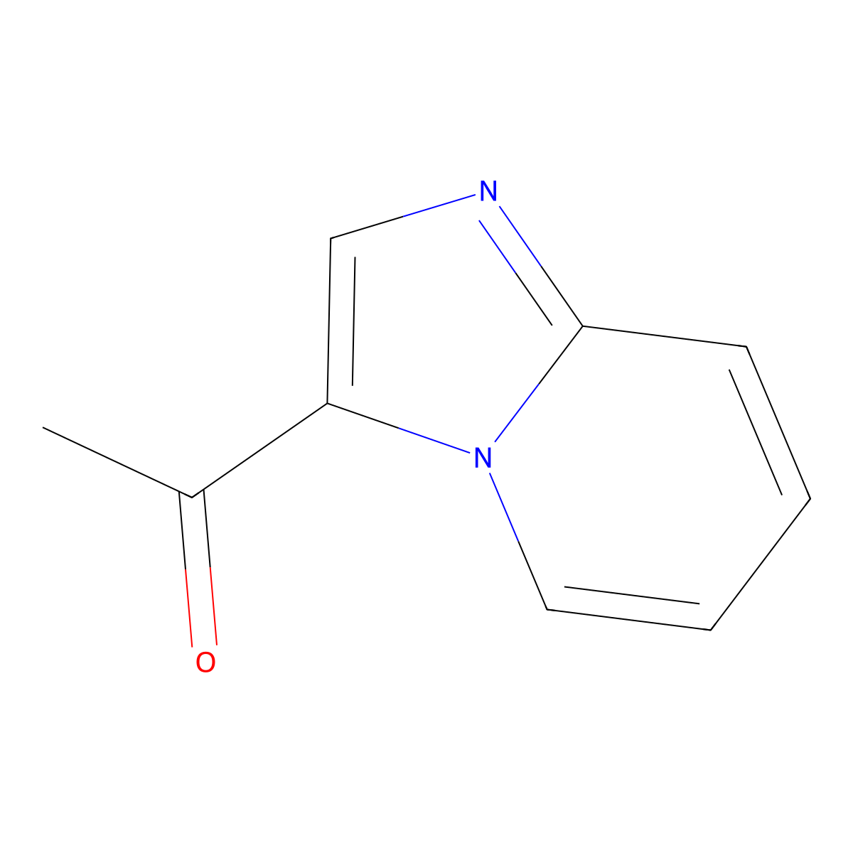 1-{Imidazo[1,2-a]pyridin-3-yl}ethan-1-one molecular structure, CAS 29096-64-8