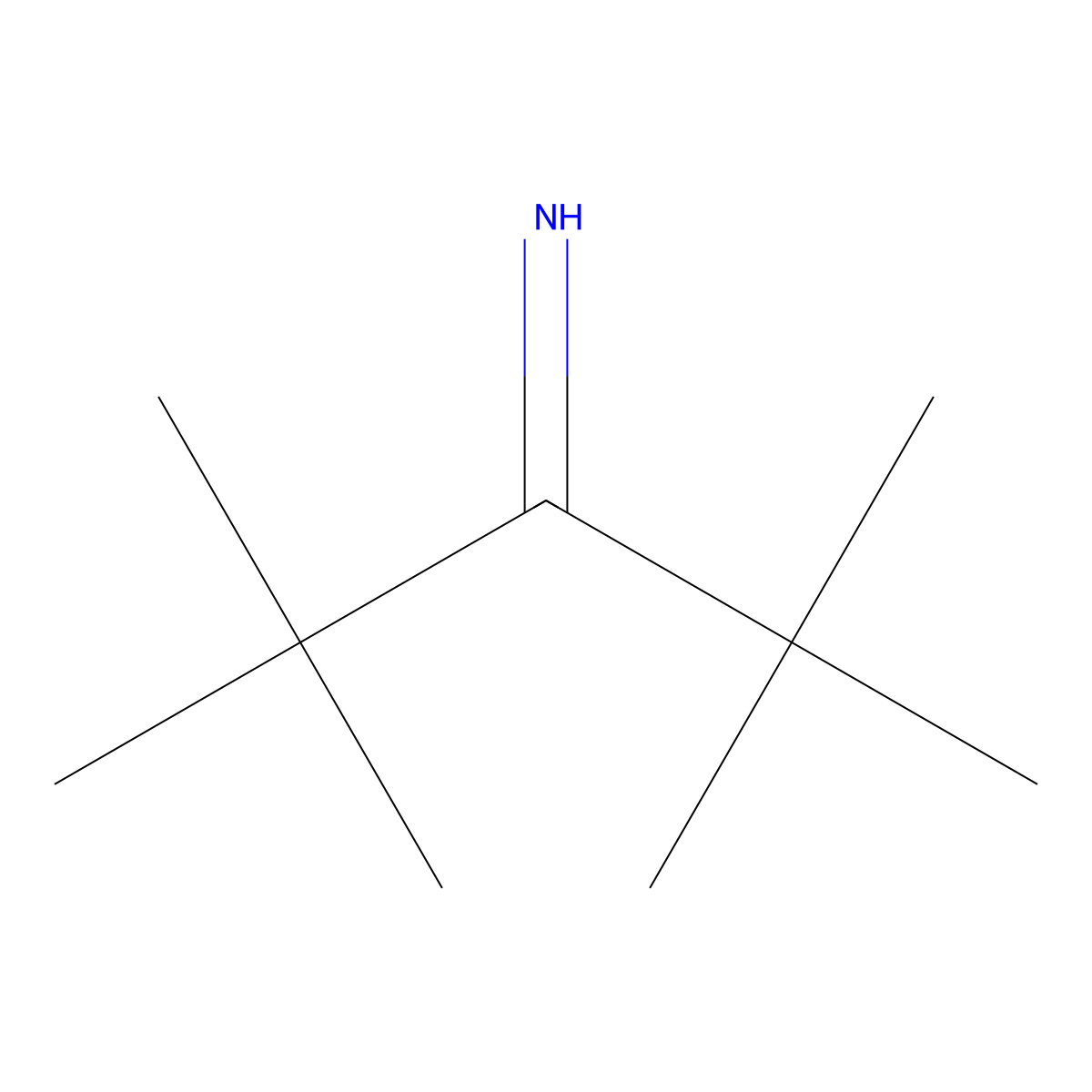 2,2,4,4-Tetramethyl-3-pentanone Imine molecular structure, CAS 29097-52-7