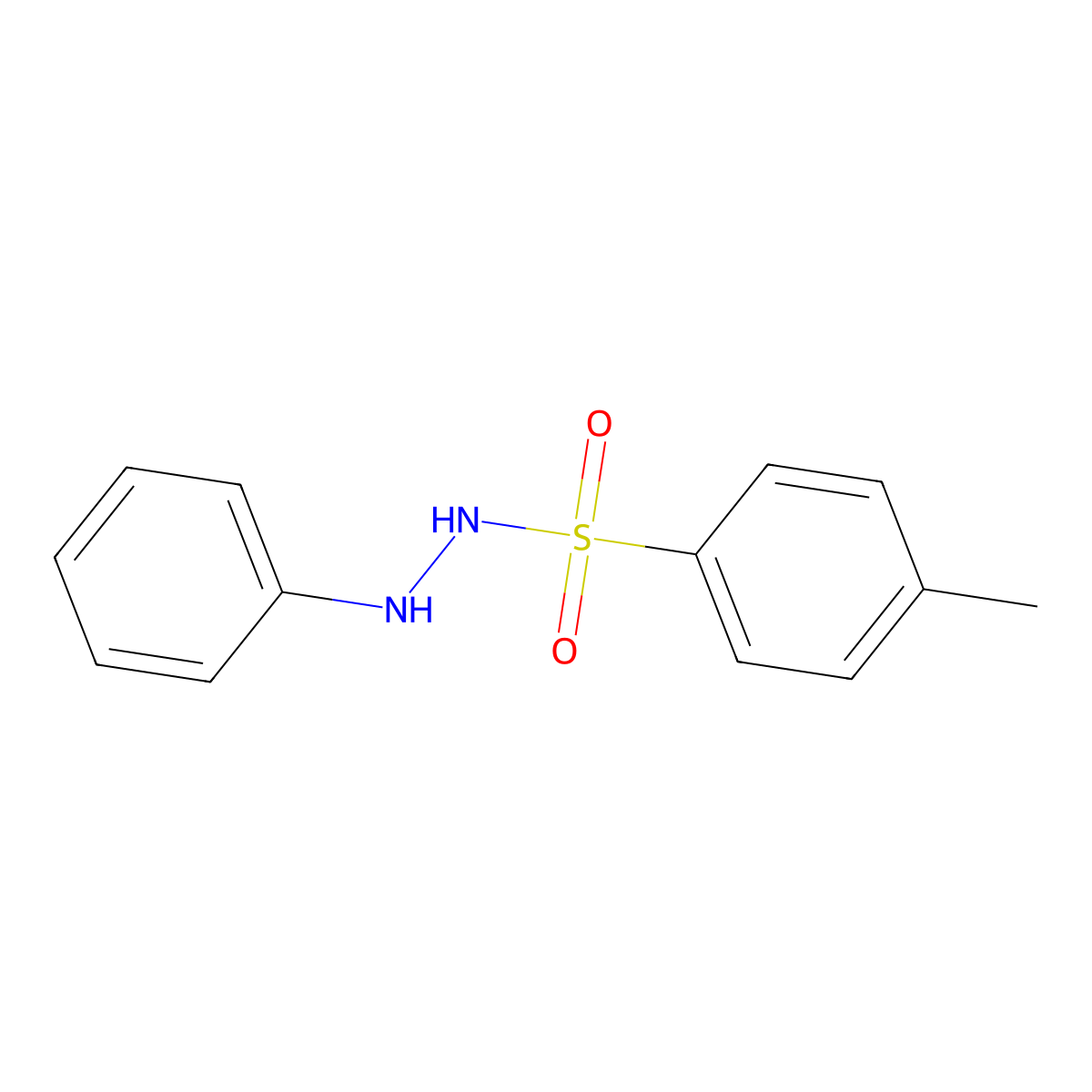 4-Methylbenzenesulfonic acid 2-phenylhydrazide molecular structure, CAS 29110-75-6