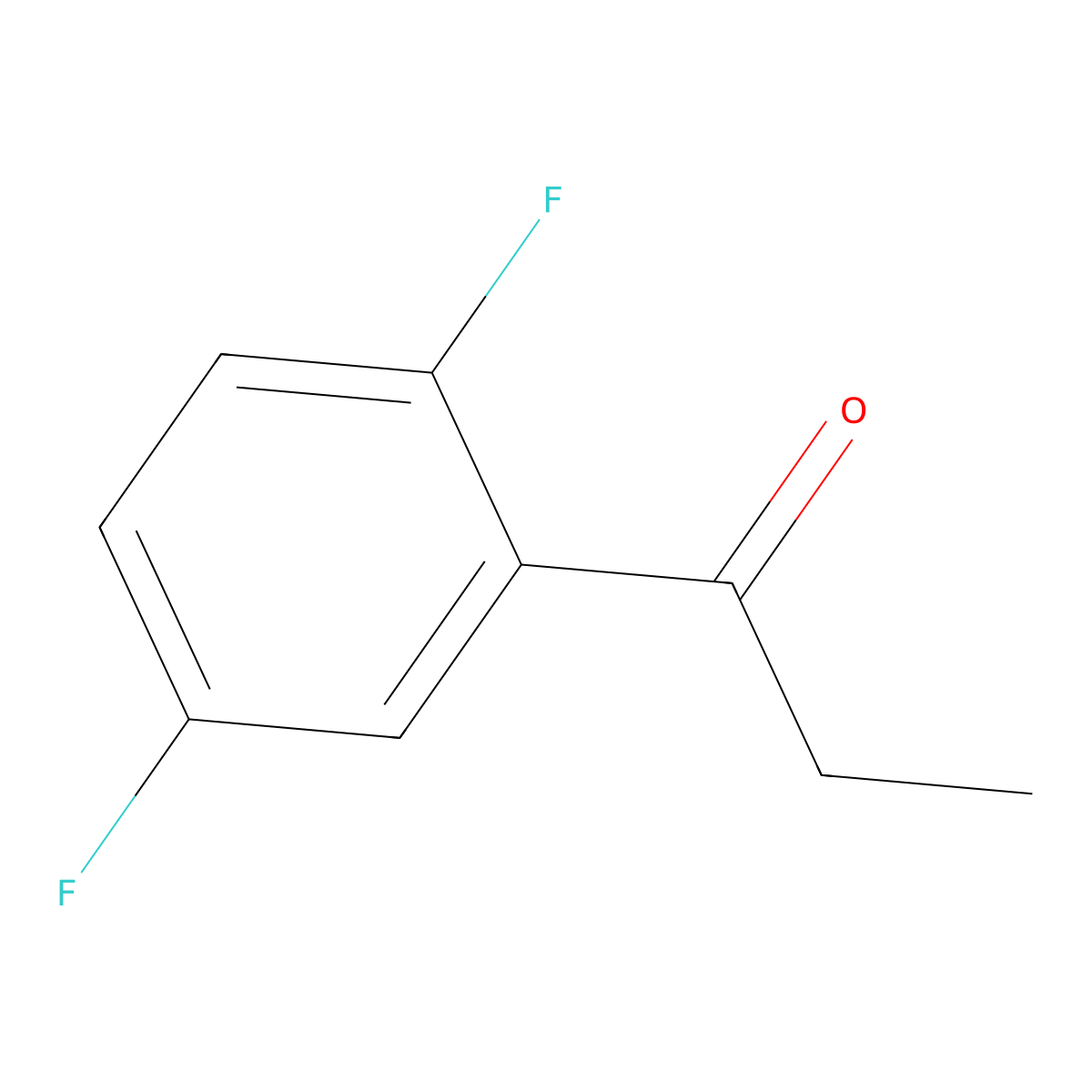 2',5'-Difluoropropiophenone molecular structure, CAS 29112-90-1