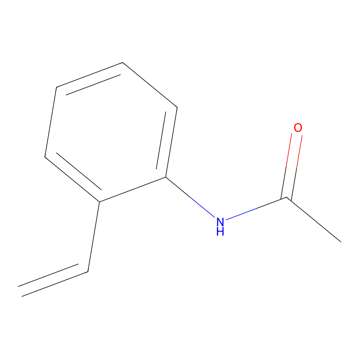 N-(2-Ethenylphenyl)acetamide molecular structure, CAS 29124-68-3