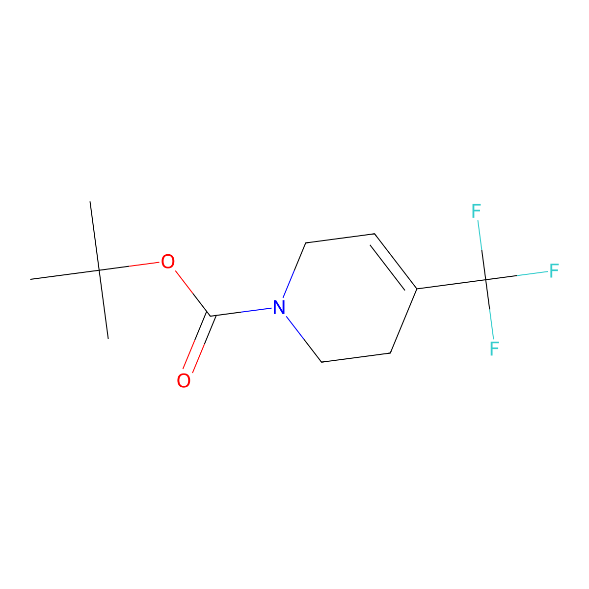tert-butyl 4-(Trifluoromethyl)-5,6-dihydropyridine-1(2H)-carboxylate molecular structure, CAS 291289-18-4