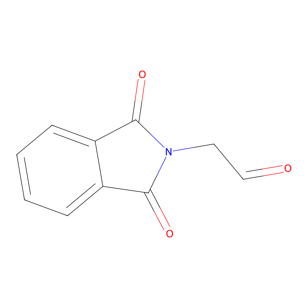Phthalylglycine aldehyde molecular structure, CAS 2913-97-5
