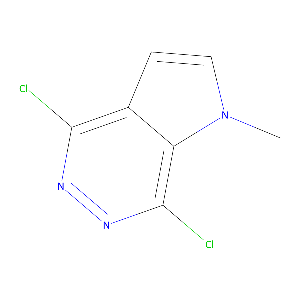 4,7-Dichloro-1-methyl-1H-pyrrolo[2,3-d]pyridazine molecular structure, CAS 2913148-15-7