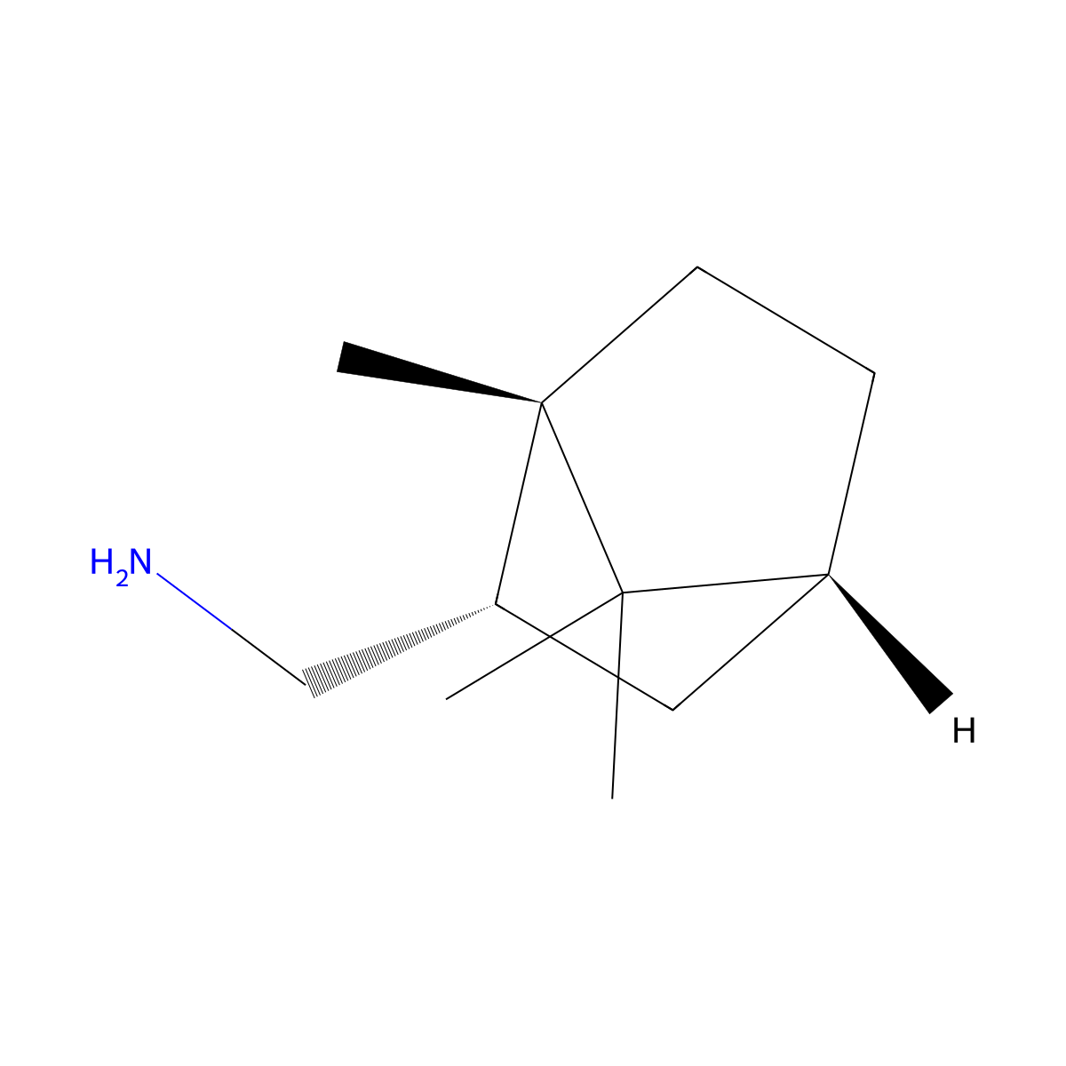 1-[(1S,2S,4R)-1,7,7-trimethylbicyclo[2.2.1]heptan-2-yl]methanamine molecular structure, CAS 2913158-81-1