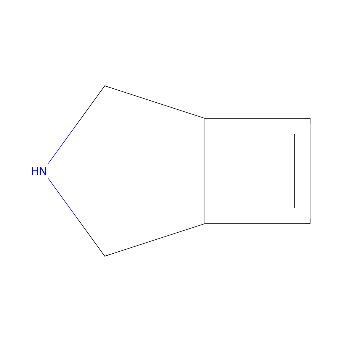 (1R,5S)-3-azabicyclo[3.2.0]hept-6-ene molecular structure, CAS 2913159-05-2