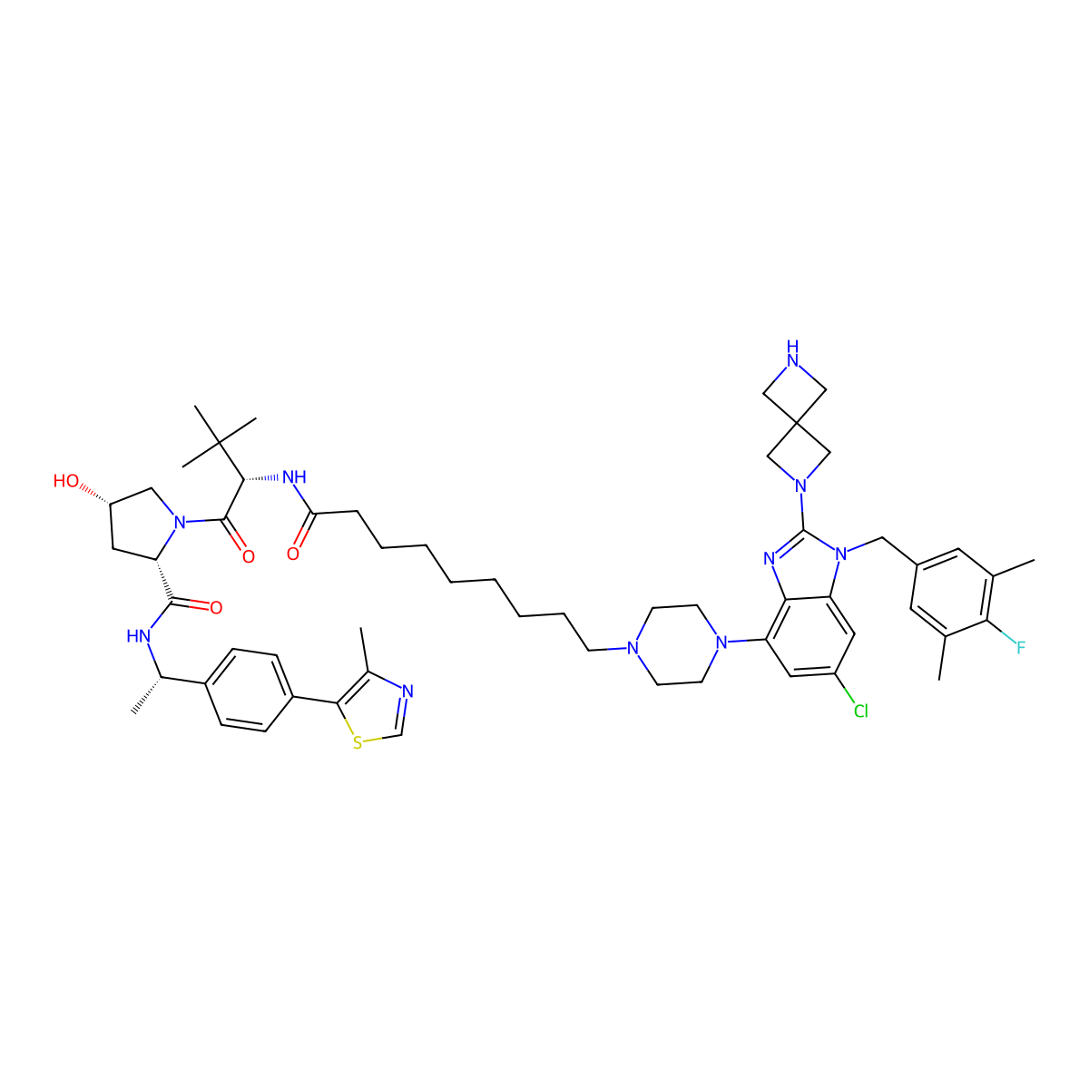 PROTAC SOS1 degrader-2 molecular structure, CAS 2913176-81-3