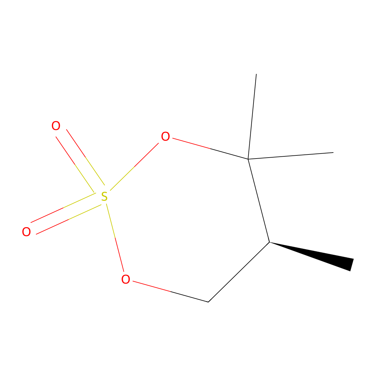 (5S)-4,4,5-trimethyl-1,3,2lambda6-dioxathiane-2,2-dione molecular structure, CAS 2913184-86-6