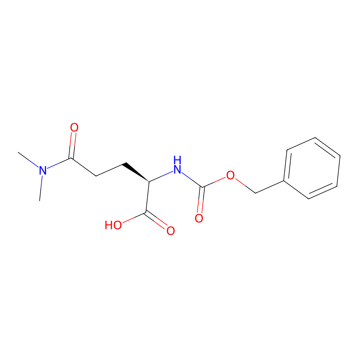 (2R)-2-{[(benzyloxy)carbonyl]amino}-4-(dimethylcarbamoyl)butanoic acid molecular structure, CAS 2913184-92-4