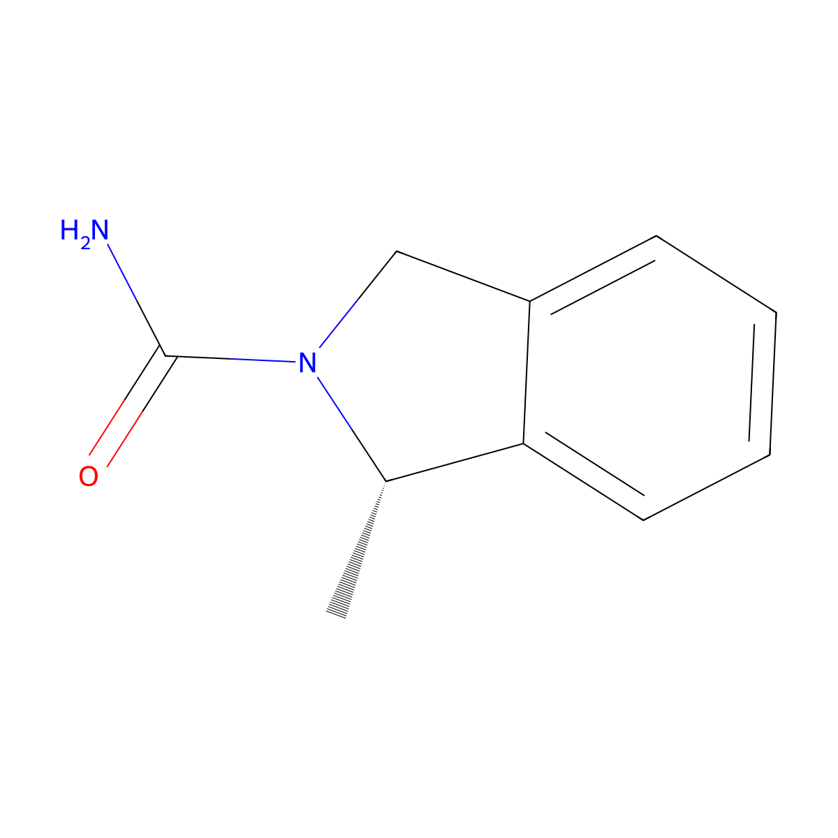 (1S)-1-methyl-2,3-dihydro-1H-isoindole-2-carboxamide molecular structure, CAS 2913229-13-5