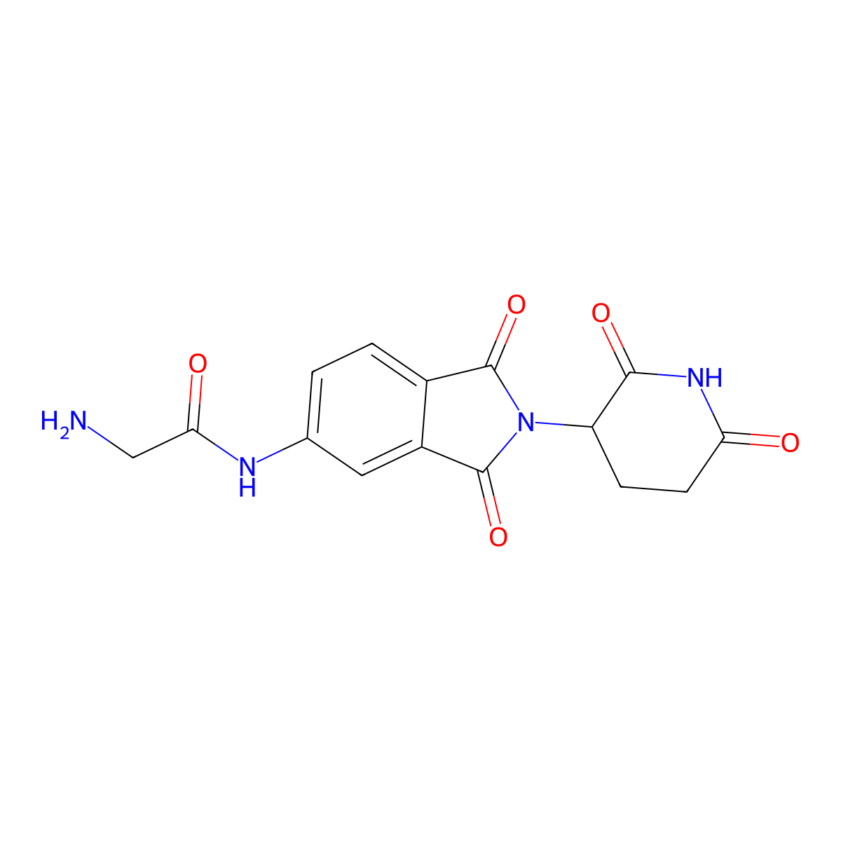 Thalidomide-5-amido-C1-NH2 molecular structure, CAS 2913240-93-2