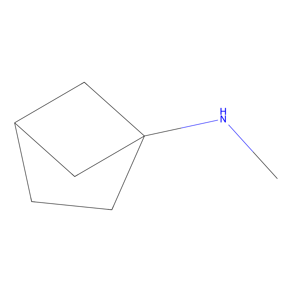 N-methylbicyclo[2.1.1]hexan-1-amine molecular structure, CAS 2913241-14-0