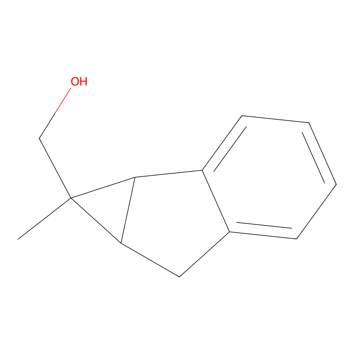 {1-methyl-1H,1aH,6H,6aH-cyclopropa[a]inden-1-yl}methanol molecular structure, CAS 2913242-91-6