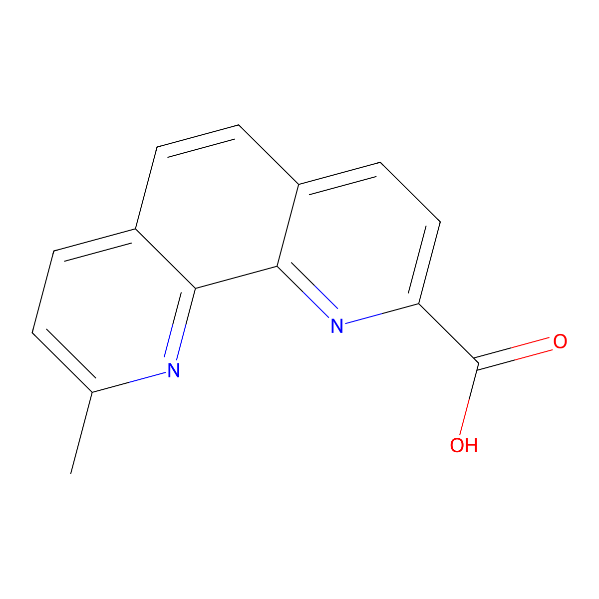 9-Methyl-1,10-phenanthroline-2-carboxylic acid molecular structure, CAS 2913244-22-9