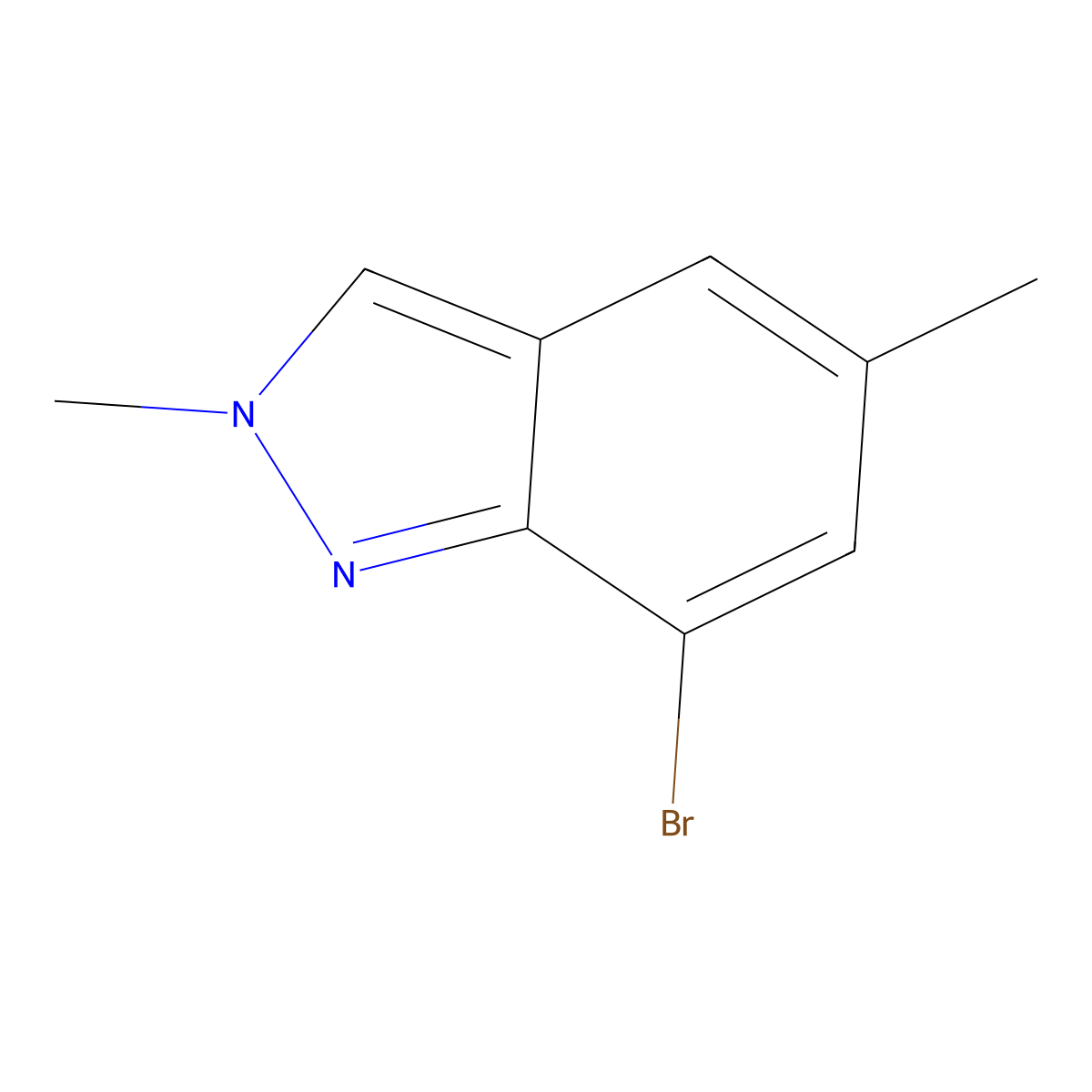 7-bromo-2,5-dimethyl-2H-indazole molecular structure, CAS 2913244-89-8