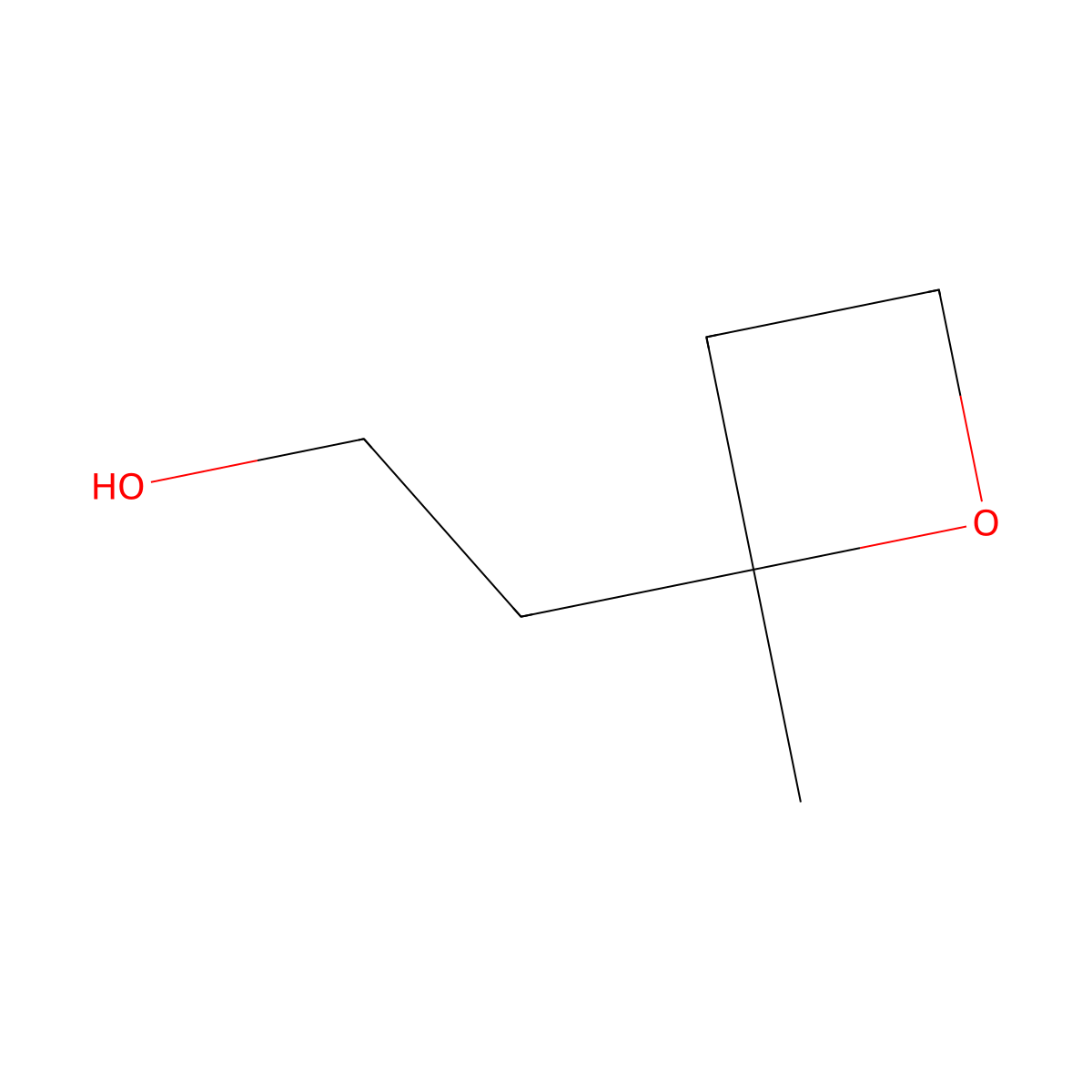 2-(2-Methyloxetan-2-yl)ethan-1-ol molecular structure, CAS 2913268-40-1