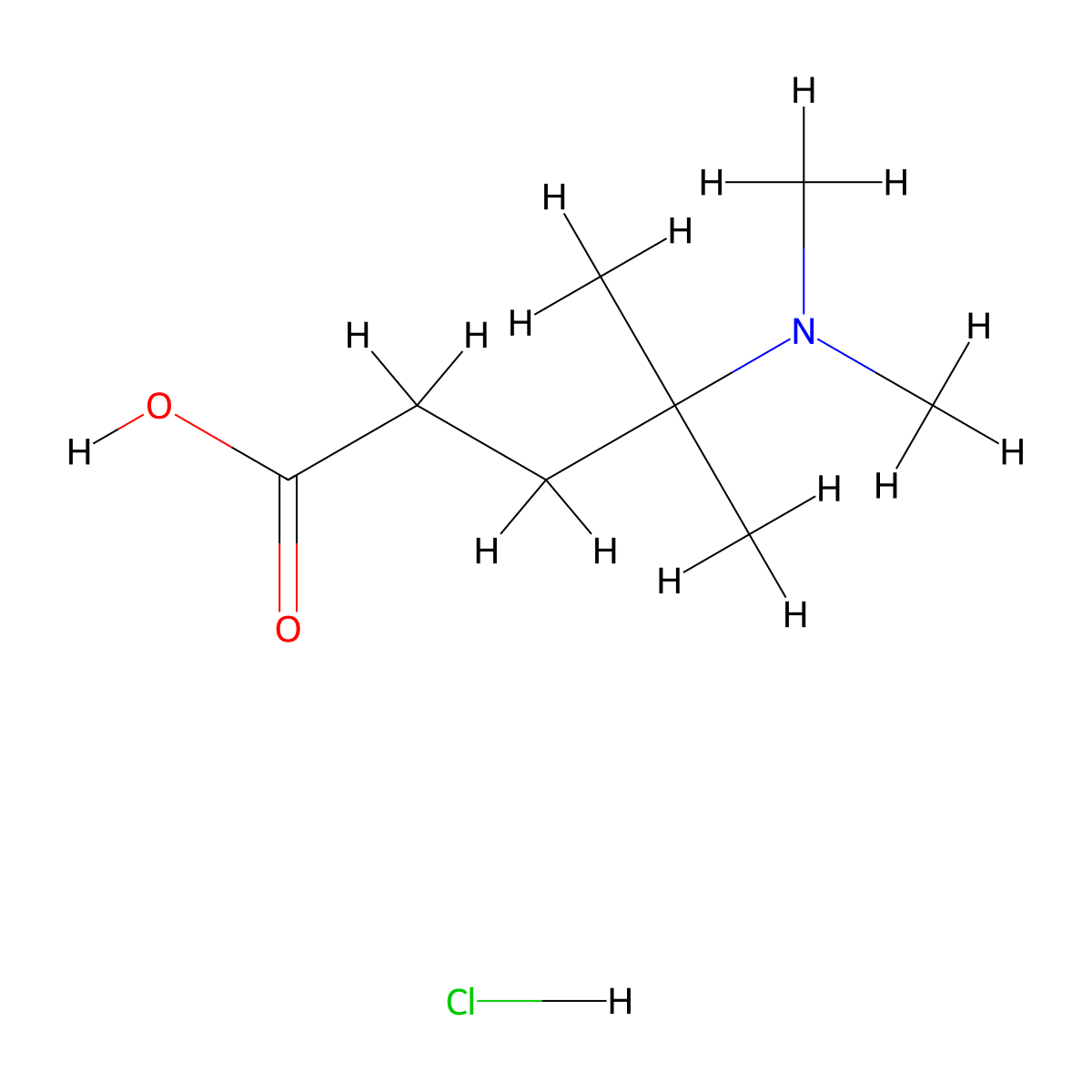4-(Dimethylamino)-4-methylpentanoic acid hydrochloride molecular structure, CAS 2913268-66-1