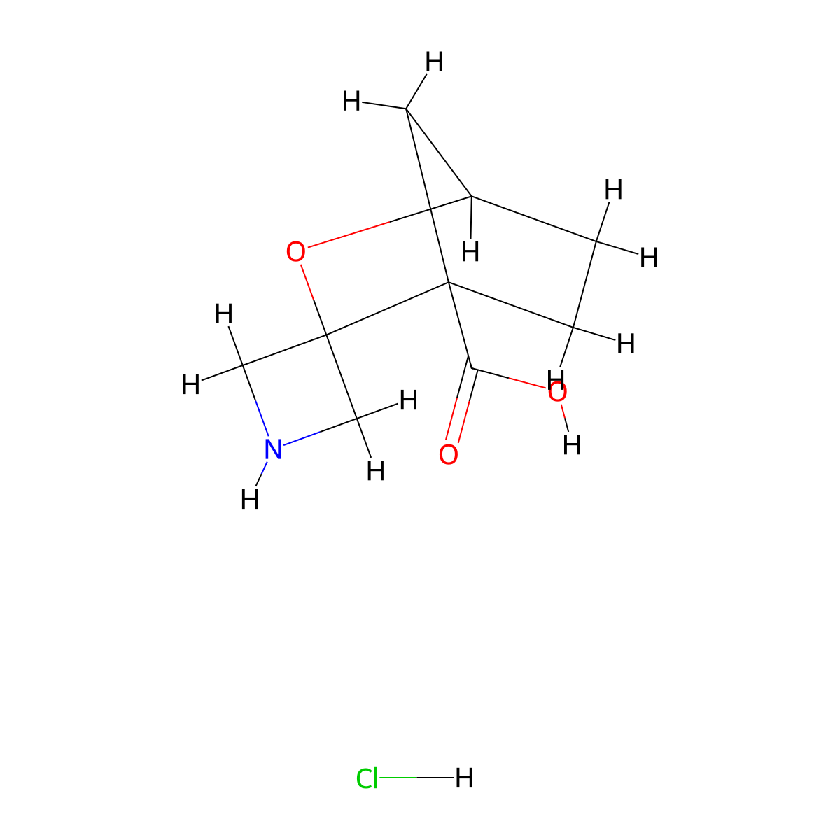 3'-Oxaspiro[azetidine-3,2'-bicyclo[2.2.1]heptane]-1'-carboxylic acid hydrochloride molecular structure, CAS 2913268-70-7