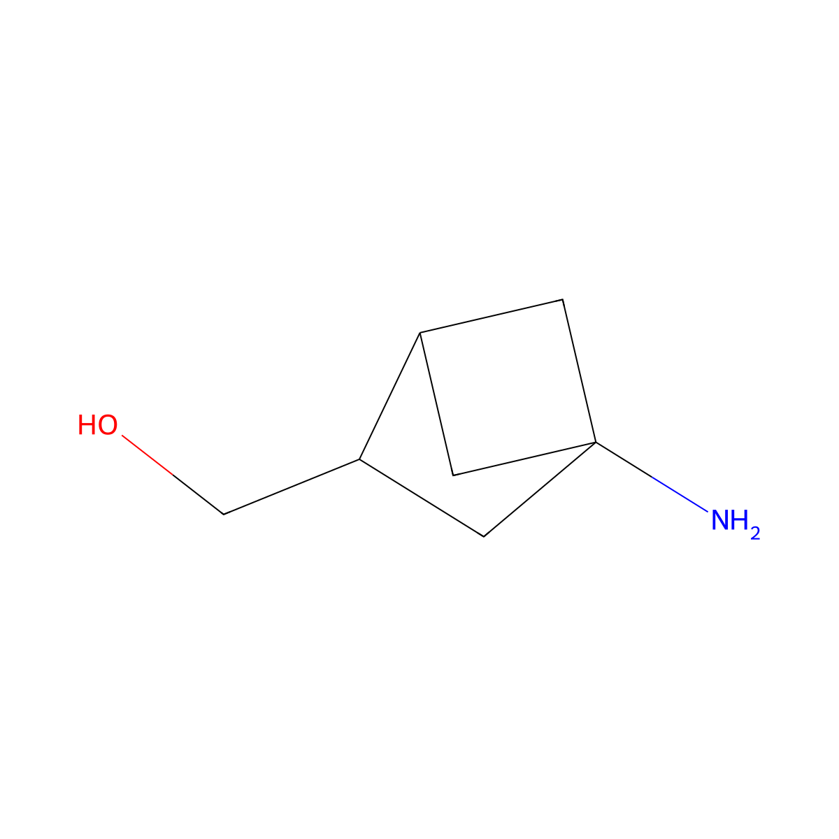 {4-Aminobicyclo[2.1.1]hexan-2-yl}methanol molecular structure, CAS 2913278-41-6