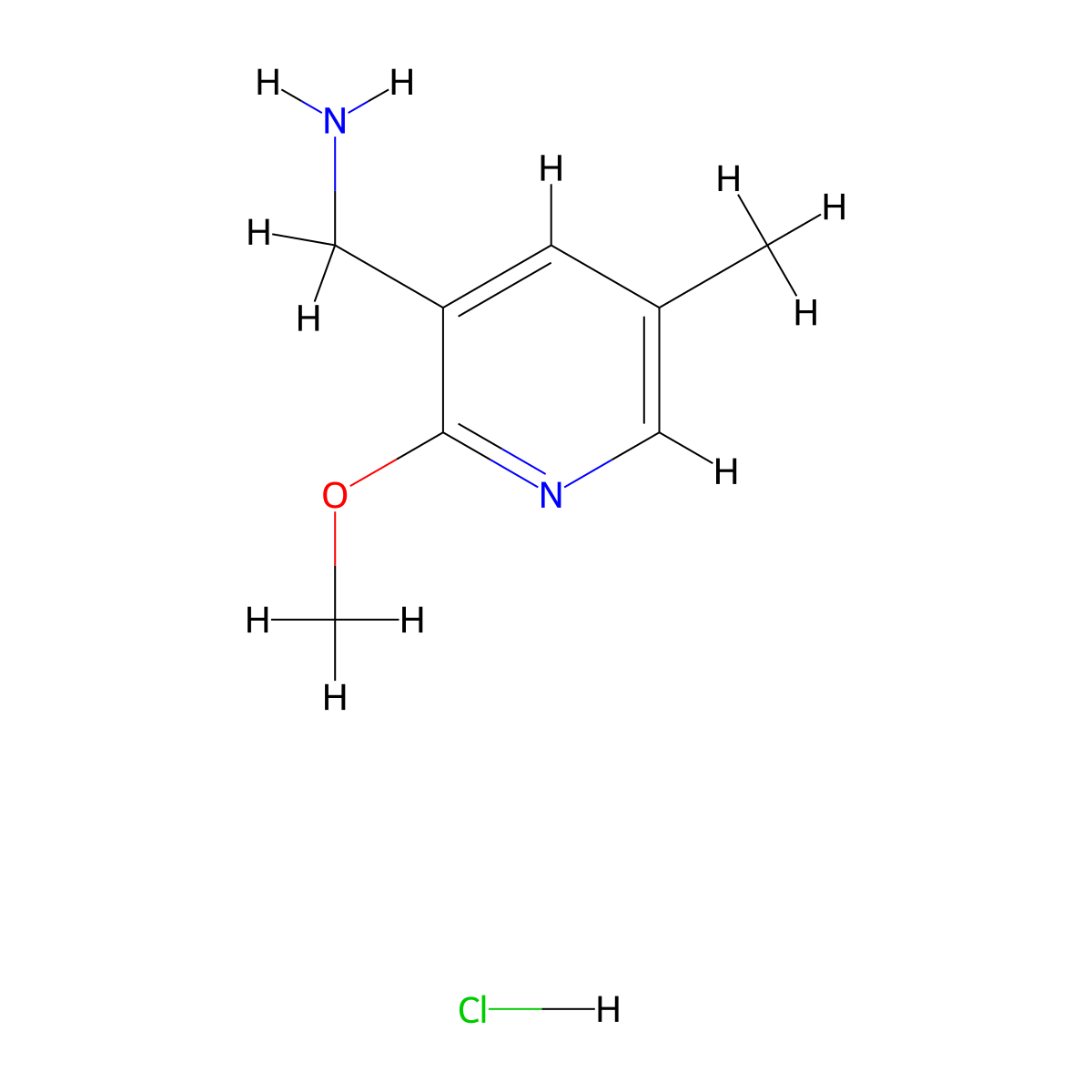 1-(2-Methoxy-5-methylpyridin-3-yl)methanamine hydrochloride molecular structure, CAS 2913278-58-5